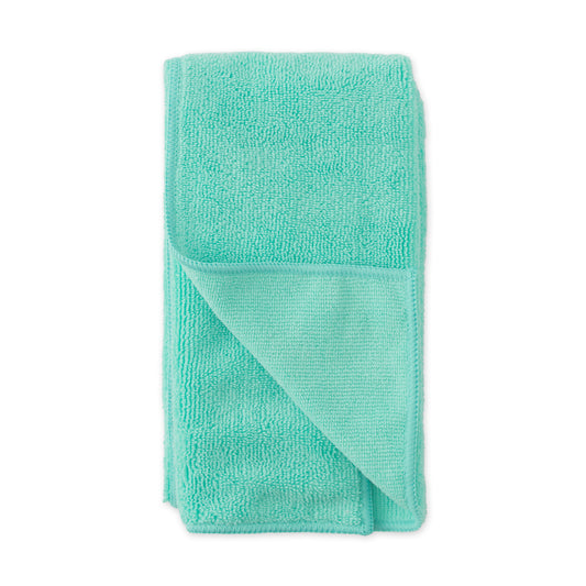 Bone Dry Small Pet Towel Set - 3 Pack - Embroidered Paw, Aqua, 15x30"