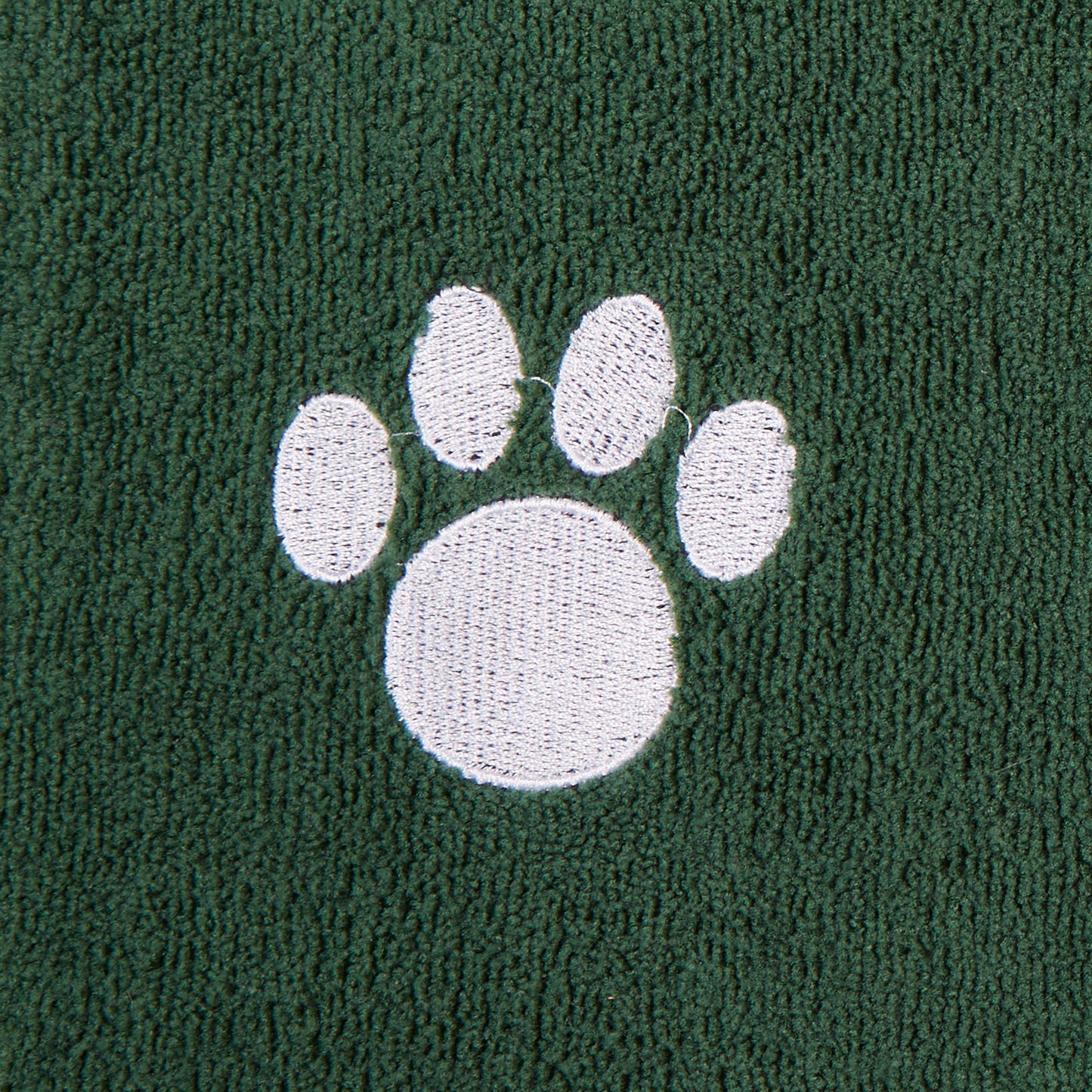 Bone Dry Large Pet Towel, Absorbent Microfiber, Hunter Green, 41x23.5"