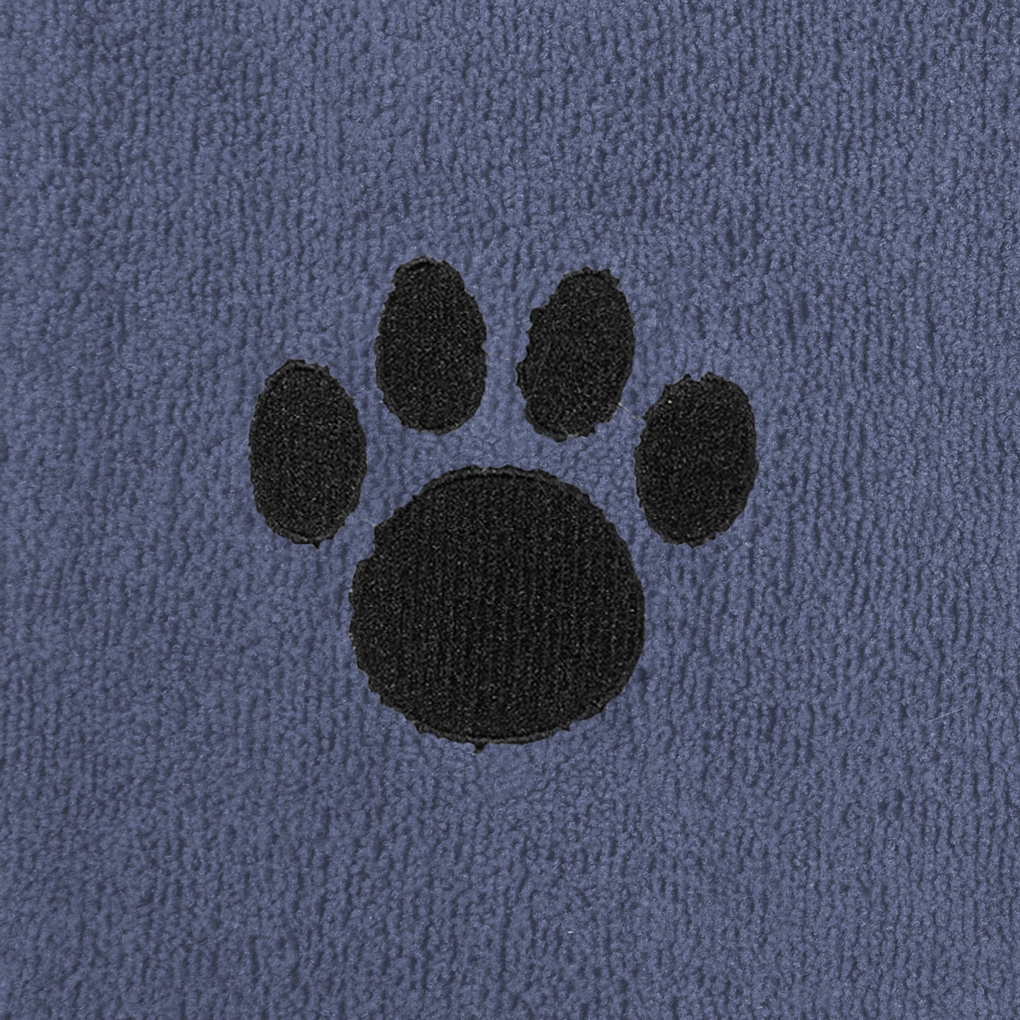 Bone Dry Large Pet Towel, Absorbent Microfiber, Stonewash Blue, 41x23.5"