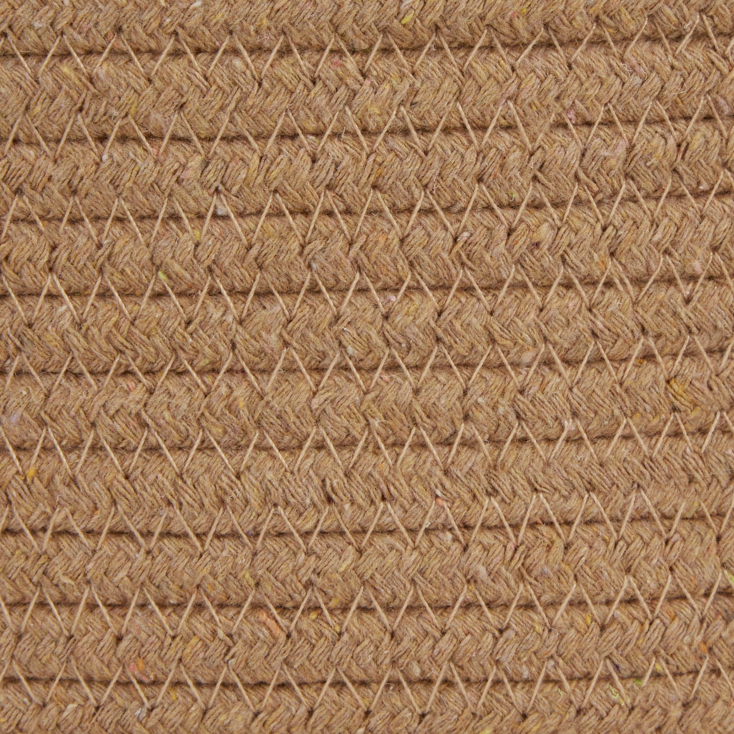 Cotton Pet Storage Basket, Pom-Poms, Beige/Black- 15.75x6.25"