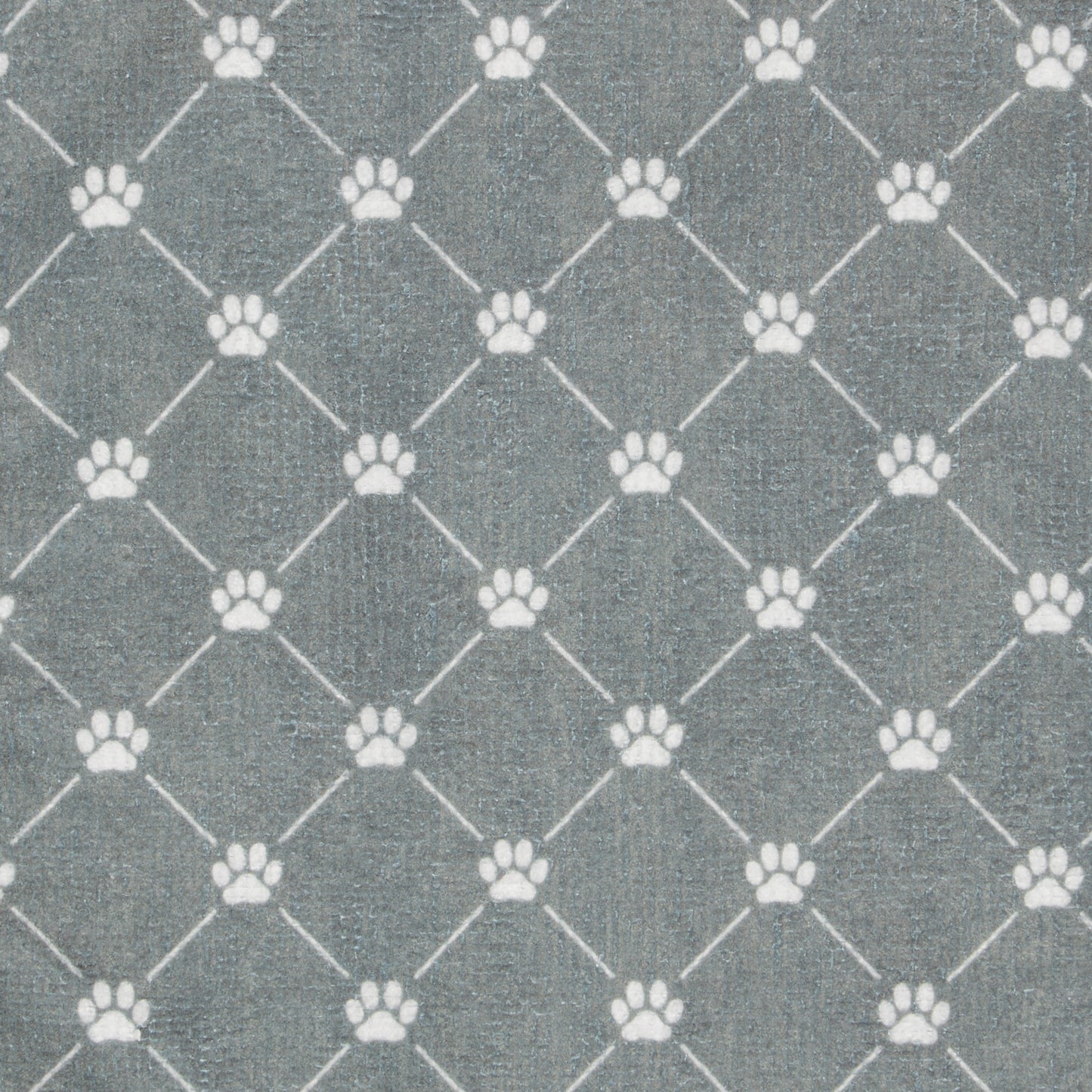 Small Microfiber Pet Towel - 3 Pack - Printed Trellis, Gray, 15x30"