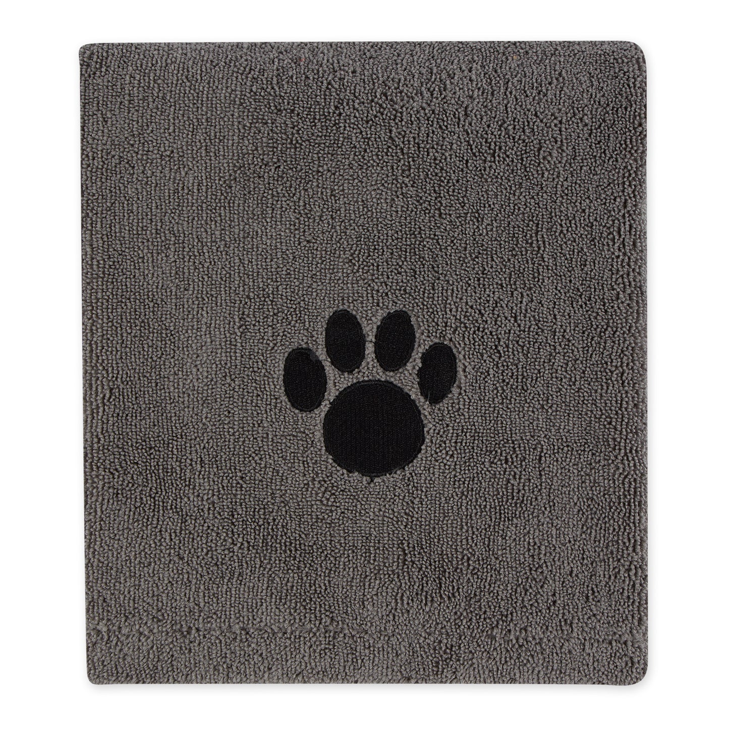 Bone Dry Large Pet Towel, Absorbent Microfiber, Gray, 41x23.5"