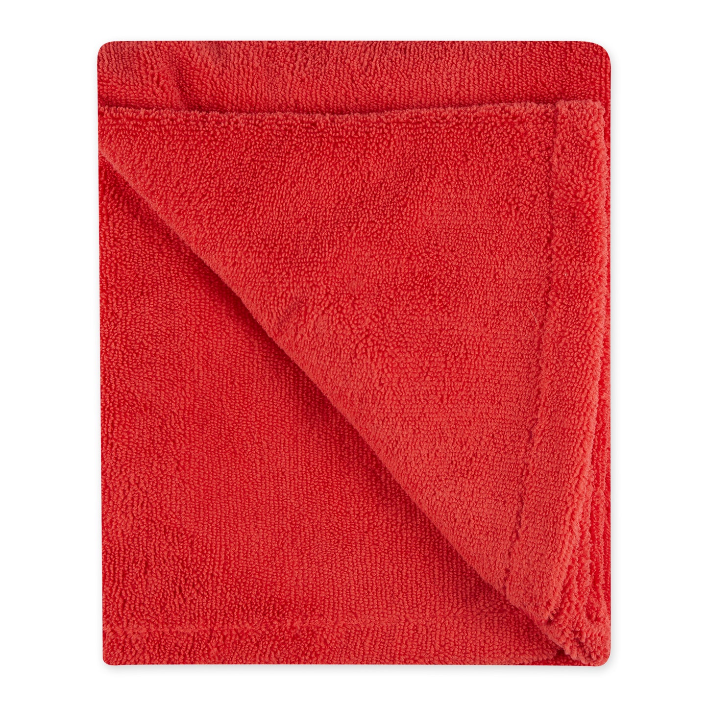 Bone Dry Large Pet Towel, Absorbent Microfiber, Red, 41x23.5"