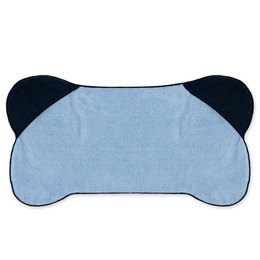 Blue Pet Towel With Pockets