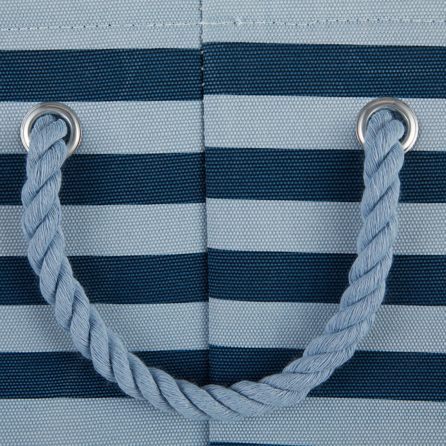 Bone Dry Pet Storage Bin, Striped Paw Patch, Dark Navy, Large - 17.5x12x15"