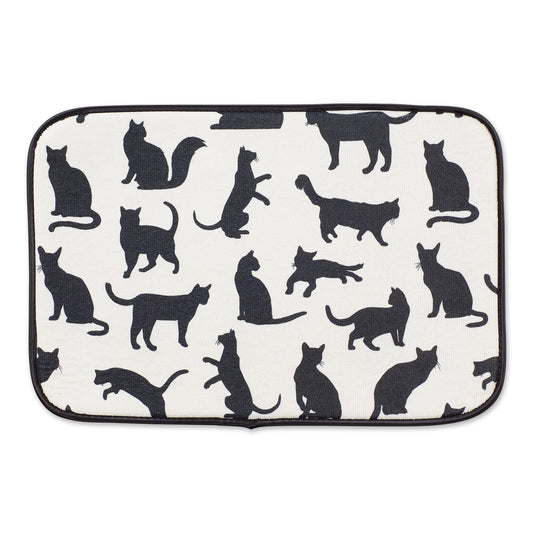 Cat Silhouette Pet Mat
