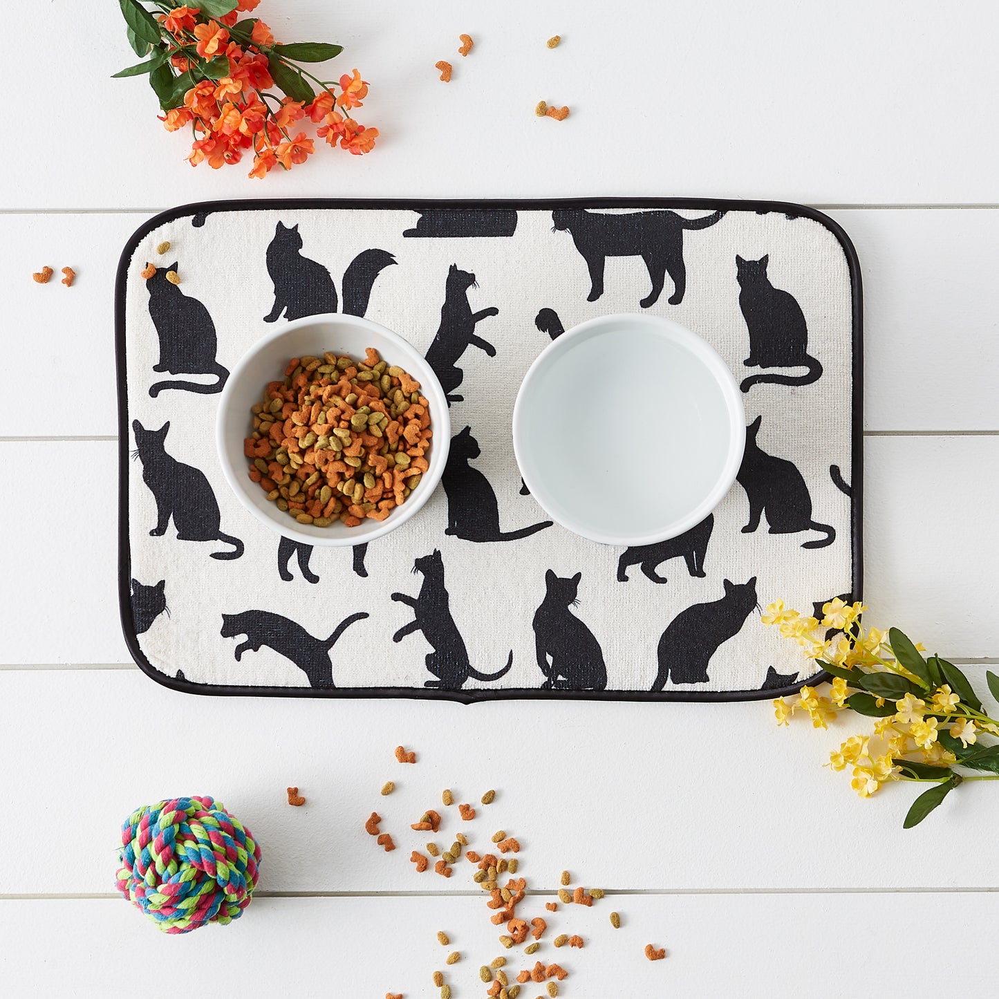 Cat Silhouette Pet Mat
