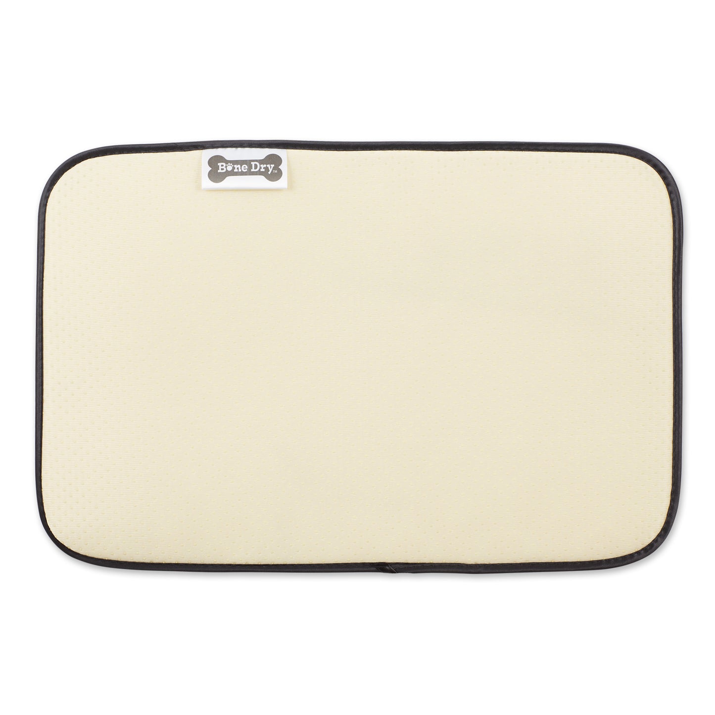 Stone/Off White Lattice Paw Pet Mat