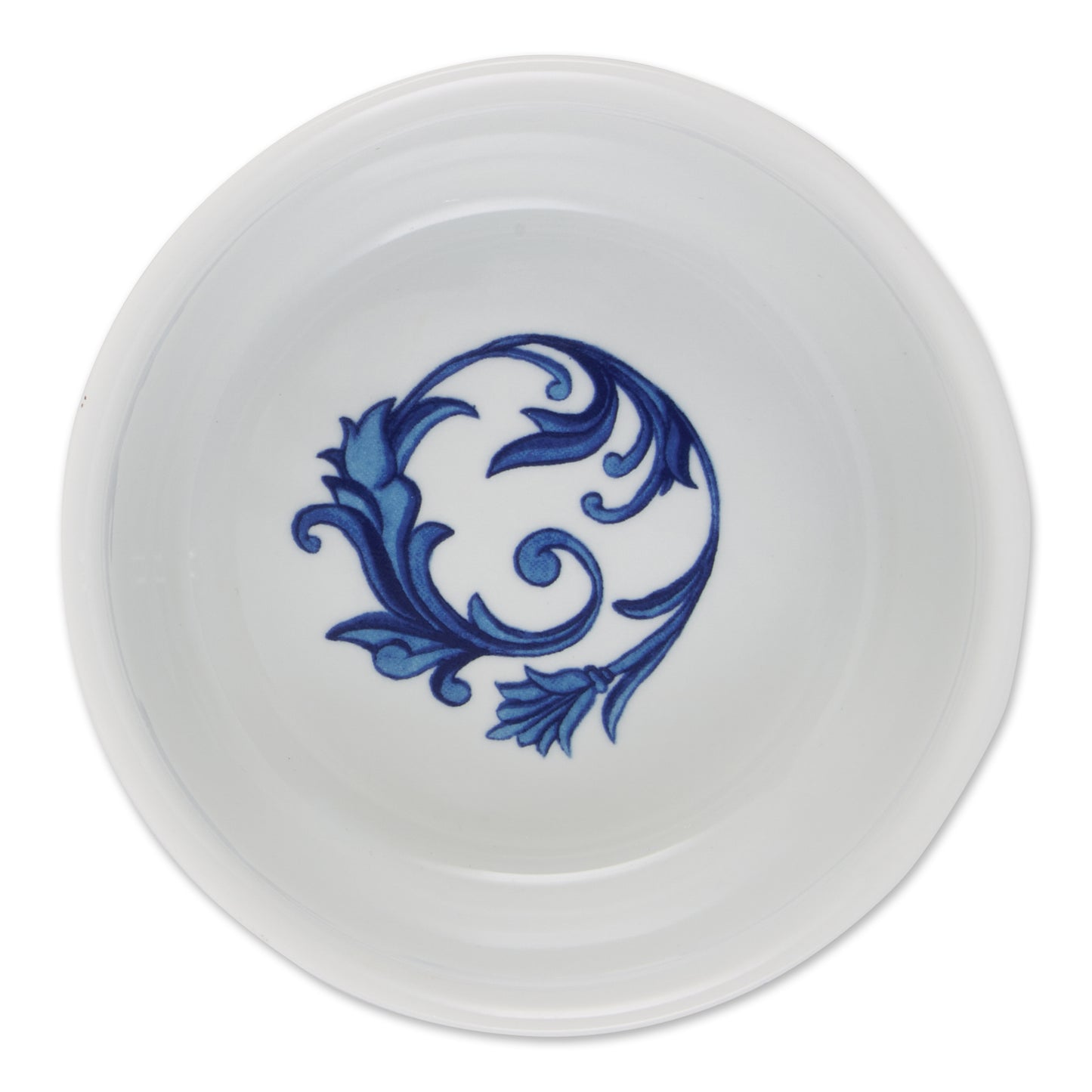 Blue Tile Pet Bowl Set of 2, Small - 3/4 C Capacity