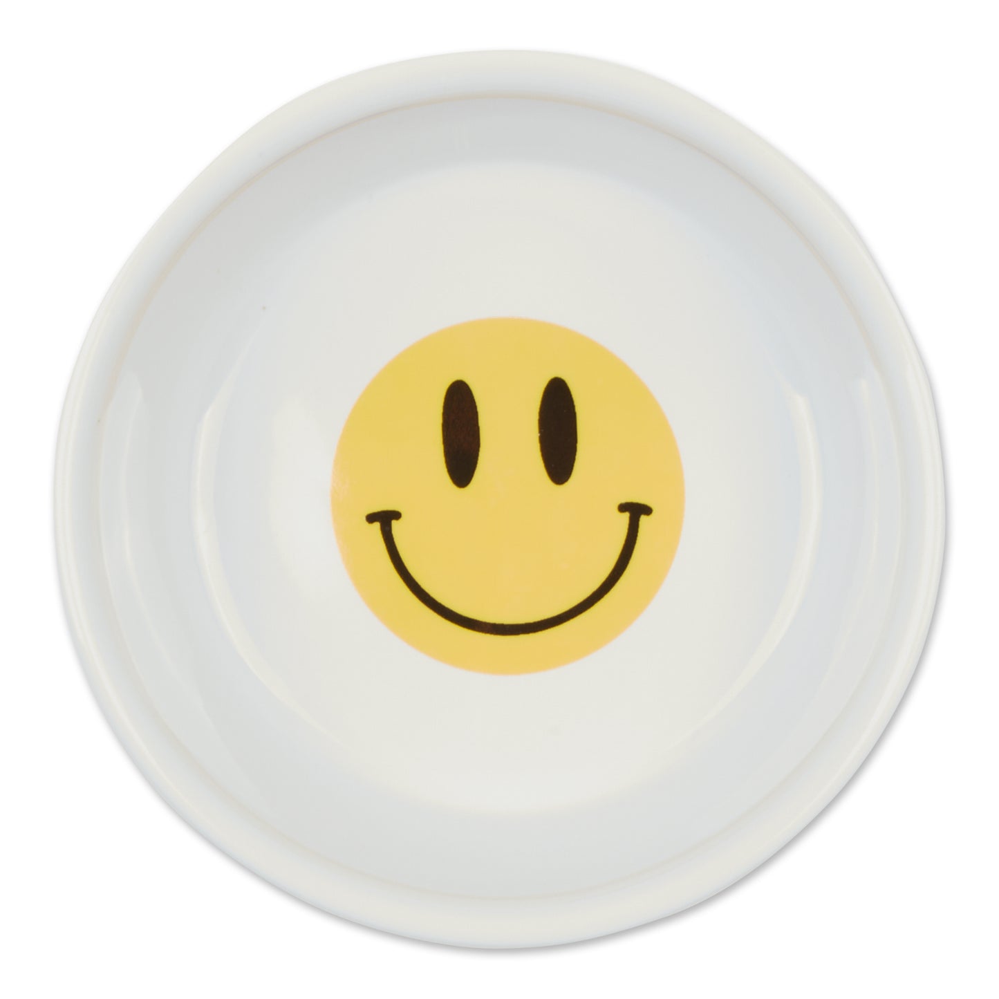 Smiley Face Pet Bowl Set/2, Small - 3/4 C Capacity