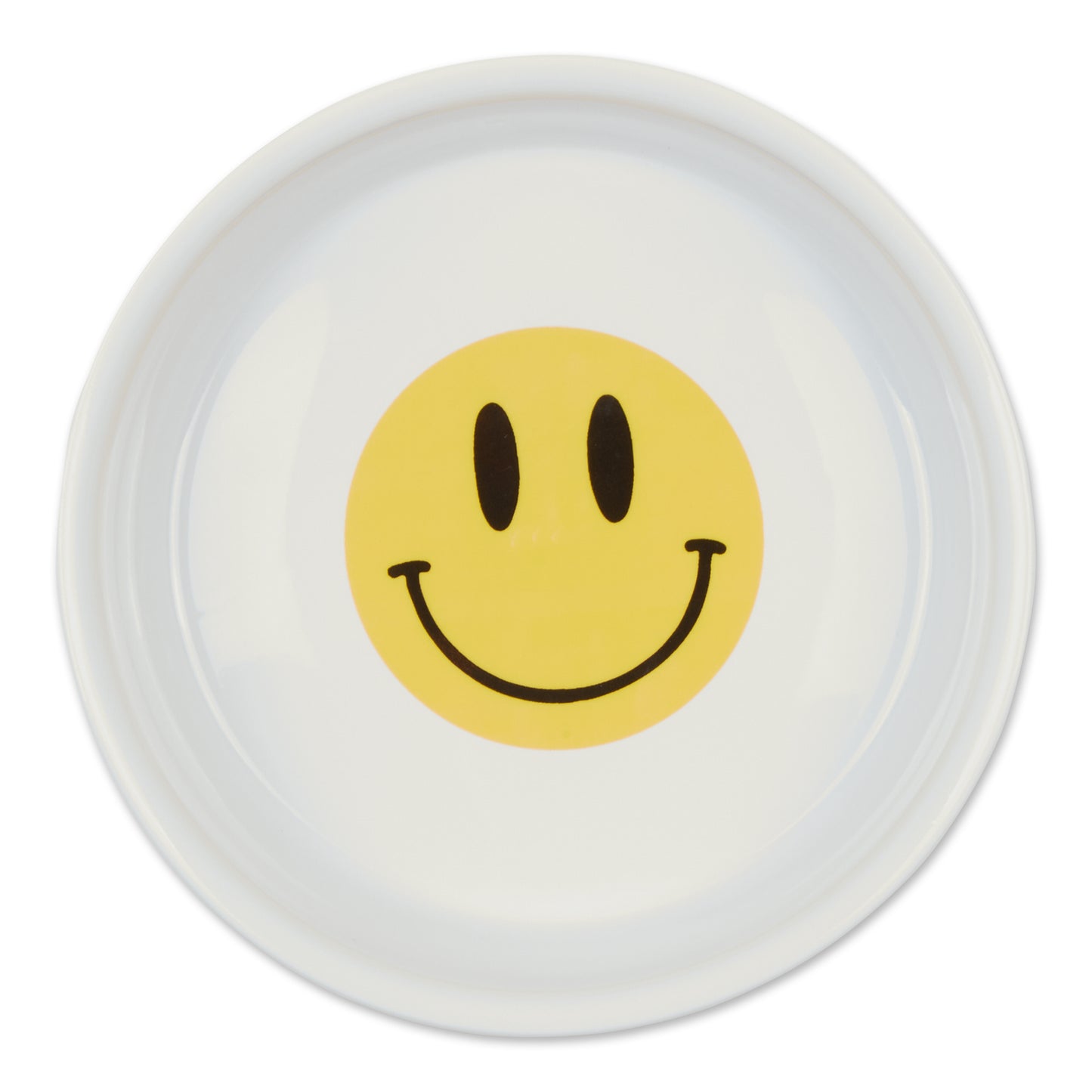 Smiley Face Pet Bowl Set/2, Medium - 1.5 C. Capacity