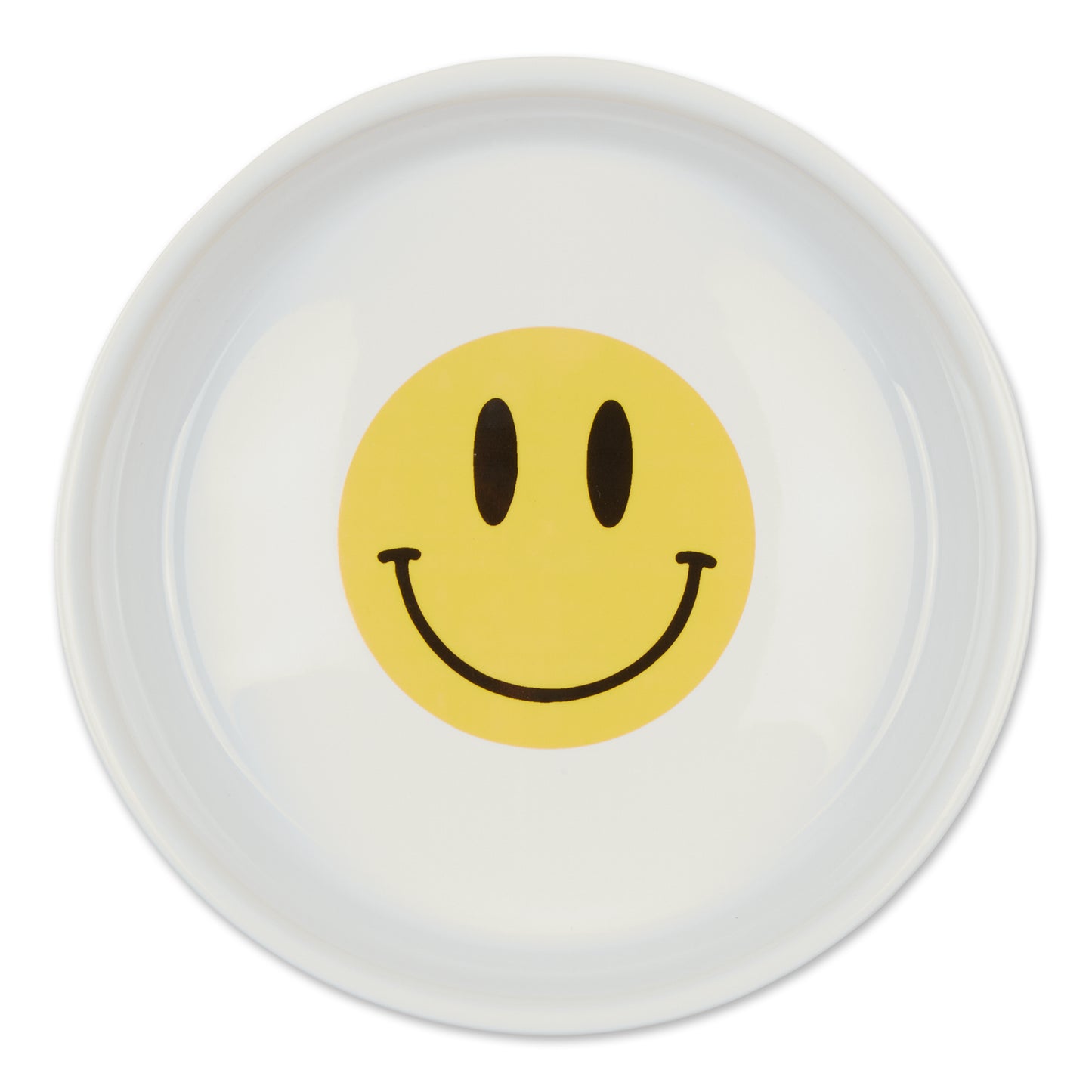 Smiley Face Pet Bowl Set/2, Large 3.75 C. Capacity