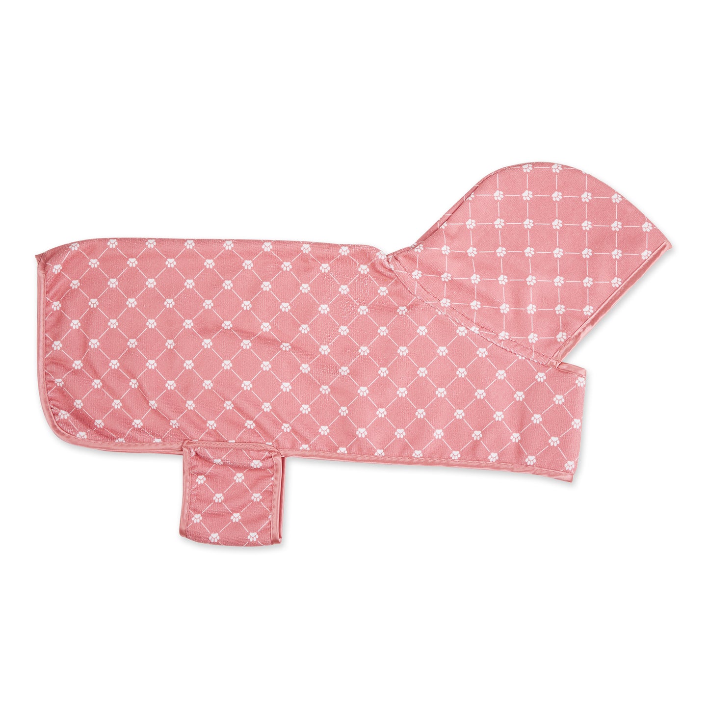 Rose Printed Trellis Paw Medium Pet Robe