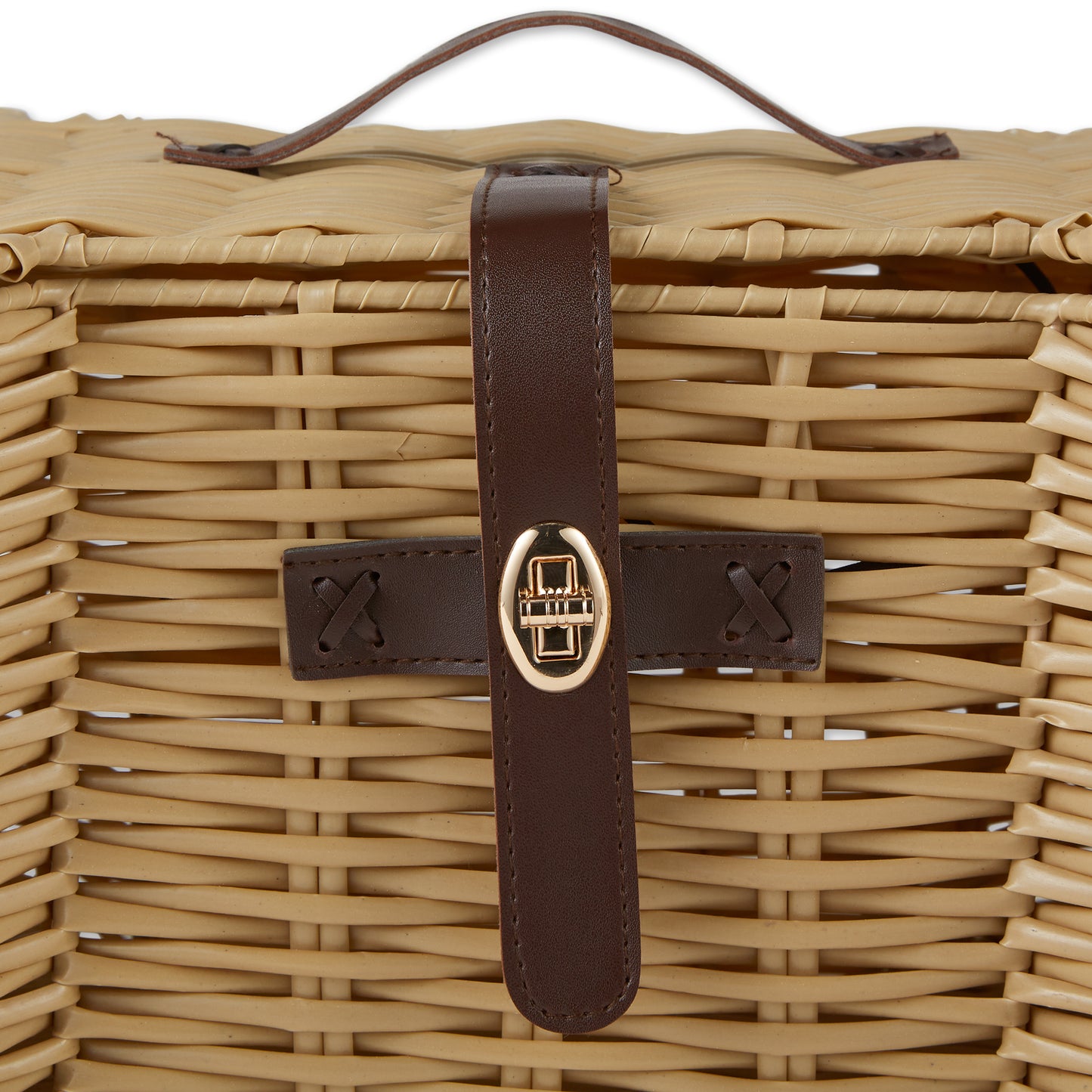 Bone Dry Pet Toy Storage Basket, Bone Shaped, Beige, Large - 24x15x9"