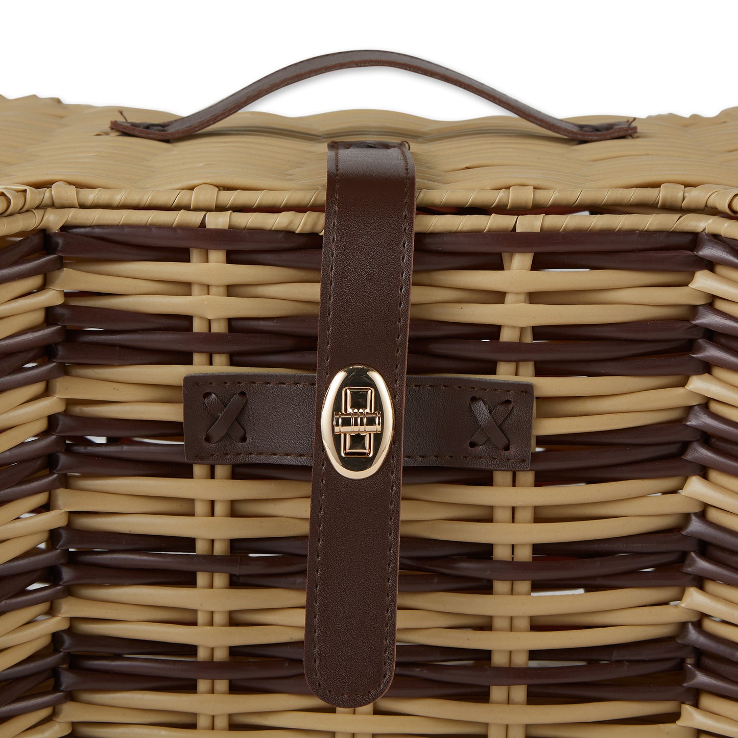 Bone Dry Pet Toy Storage Basket, Bone Shaped, Stripe, Large - 24x15x9"
