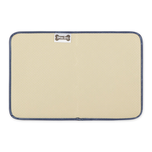 Stonewash Blue Printed Trellis Paw Pet Mat
