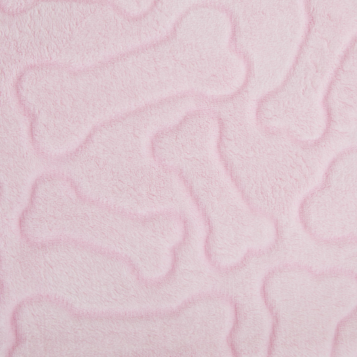 Pink Embossed Bone Print Pet Blanket