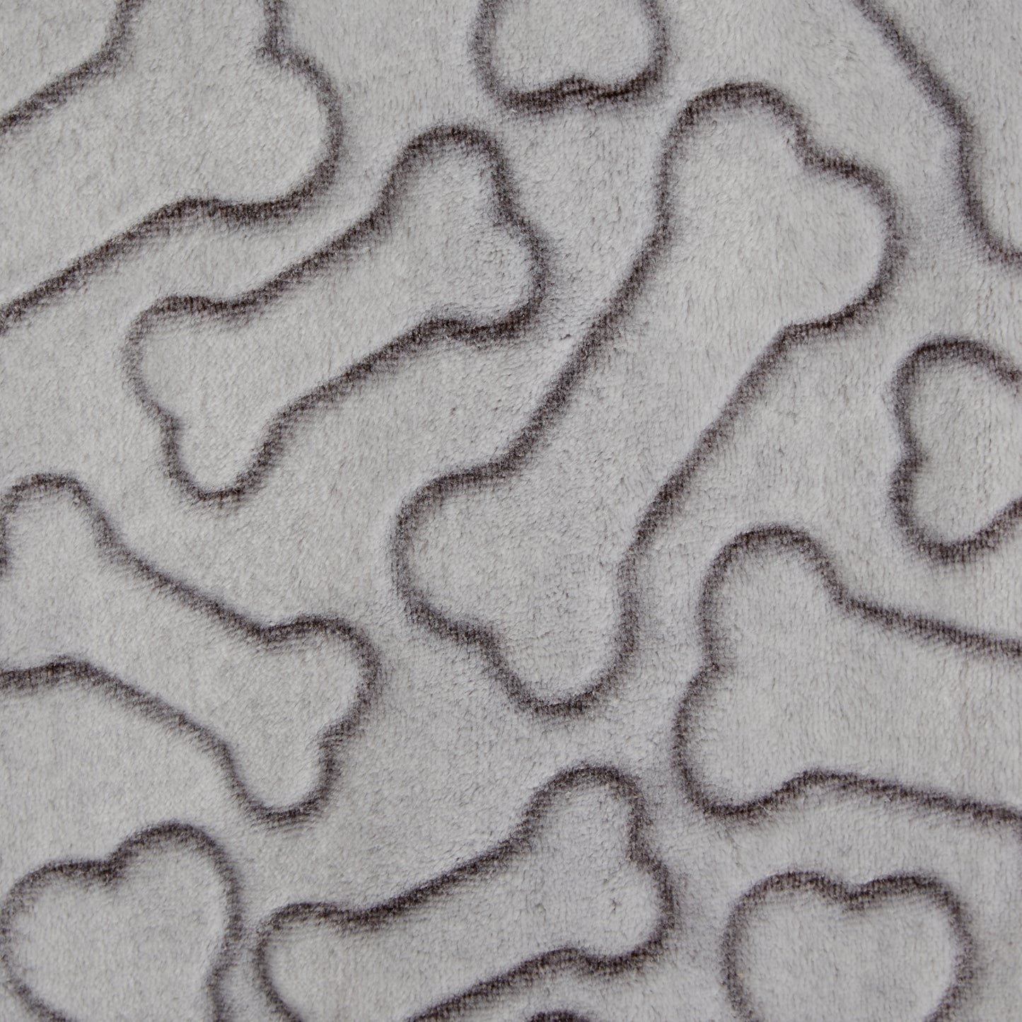 Taupe Embossed Bone Print Pet Blanket