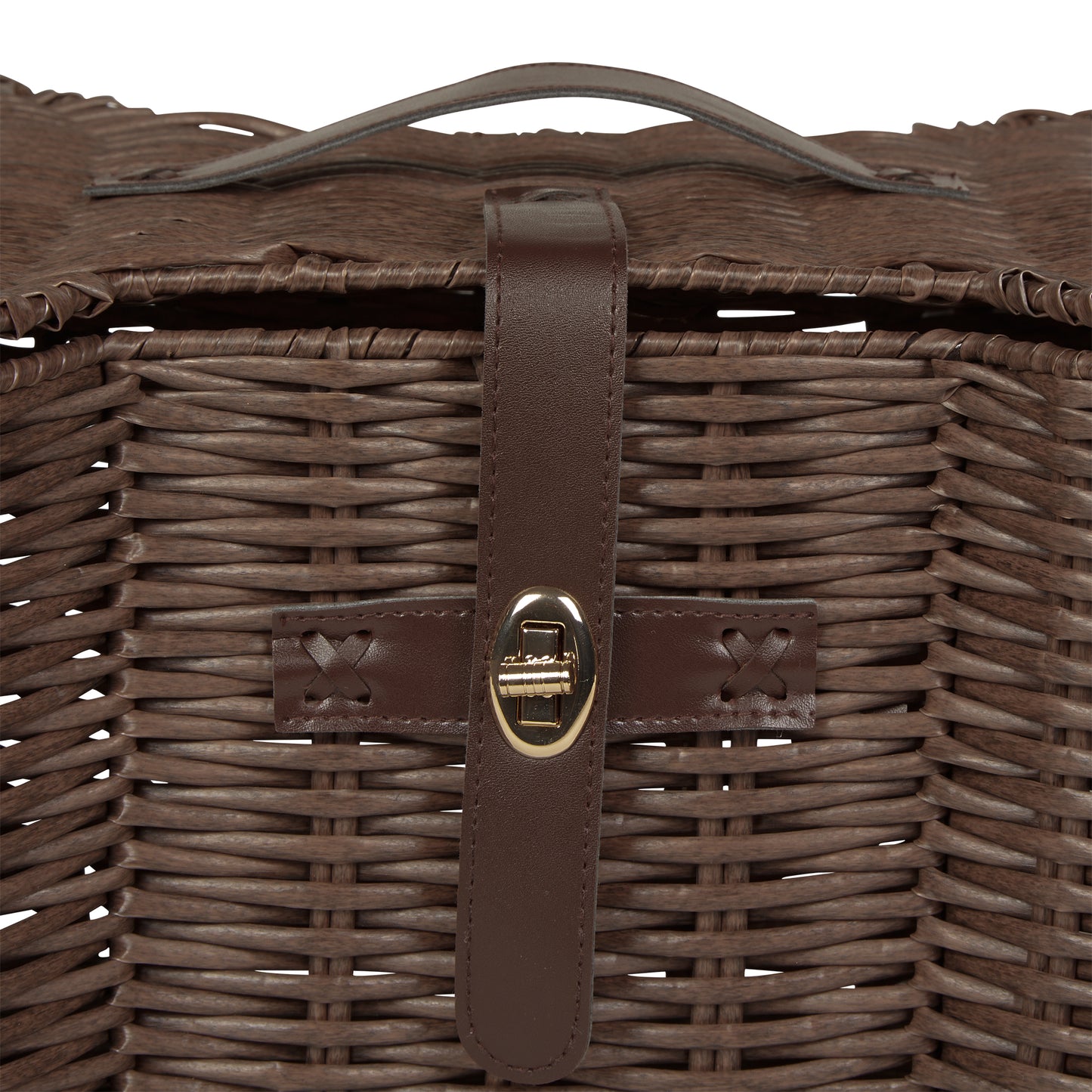 Bone Dry Pet Toy Storage Basket, Bone Shaped, Brown, Small - 17.5x11x7.5"