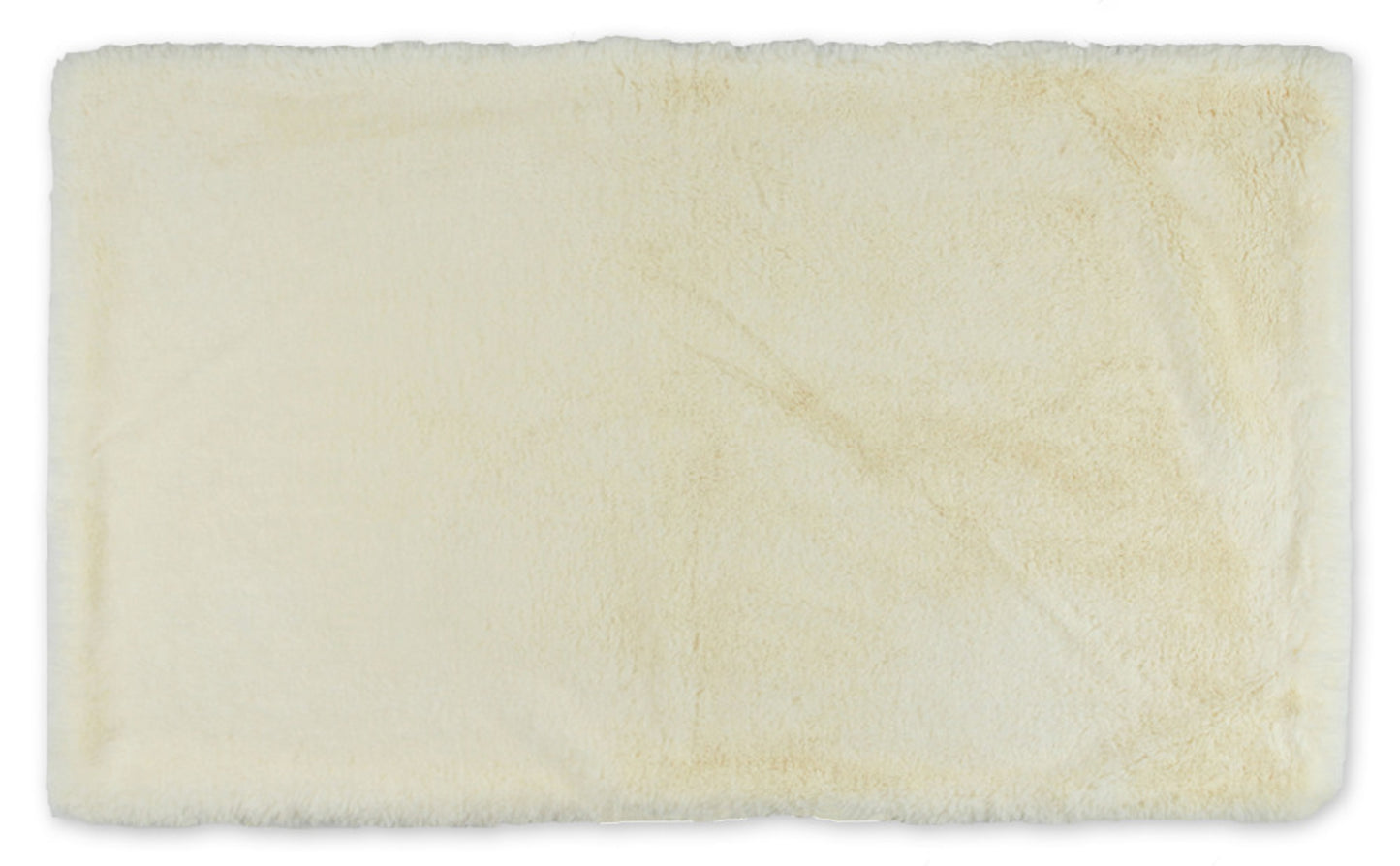 Pet Crate Liner, Faux Fur, White, X-Large - 22x36"