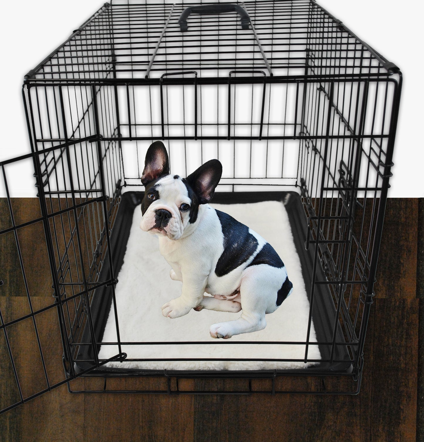 Pet Crate Liner, Faux Fur, Cranberry, X-Large - 22x36"