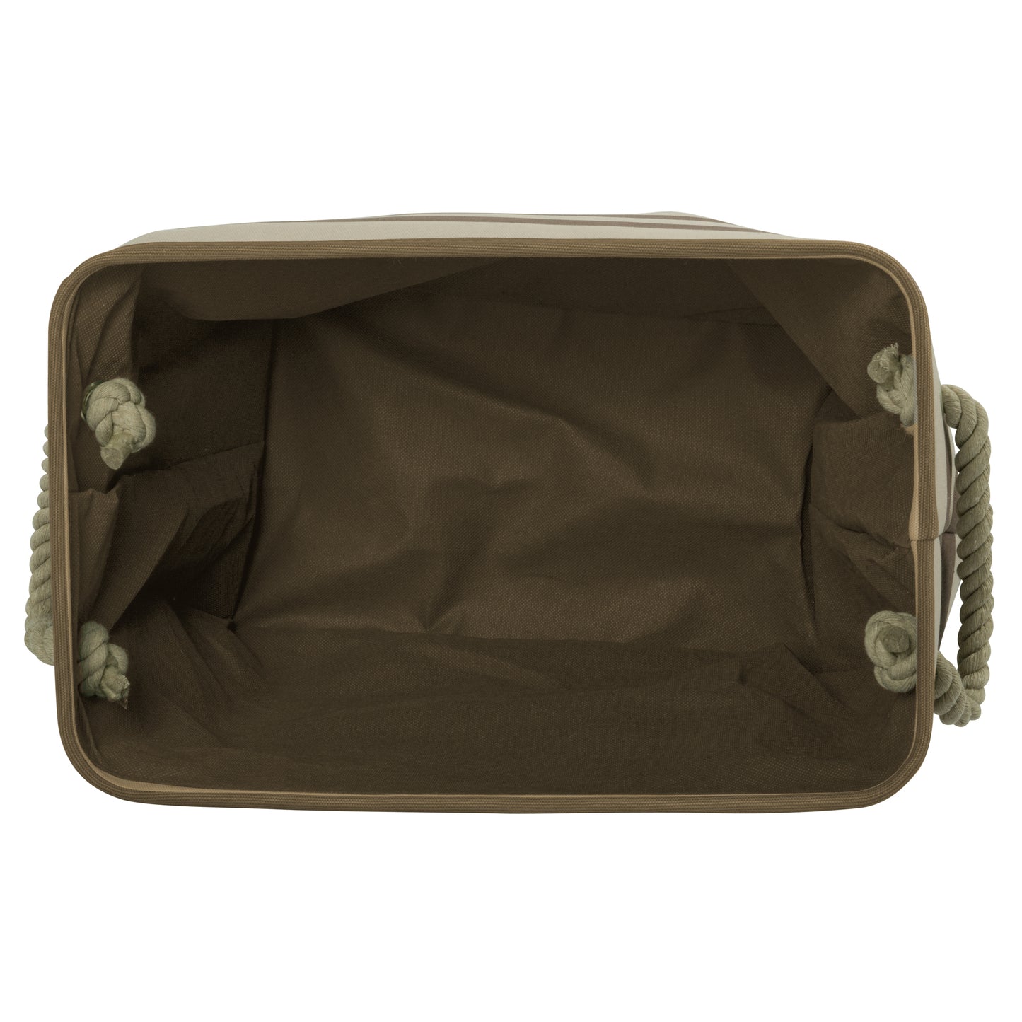 Bone Dry Pet Storage Bin, Striped Paw Patch, Brown, Medium - 16x10x12"