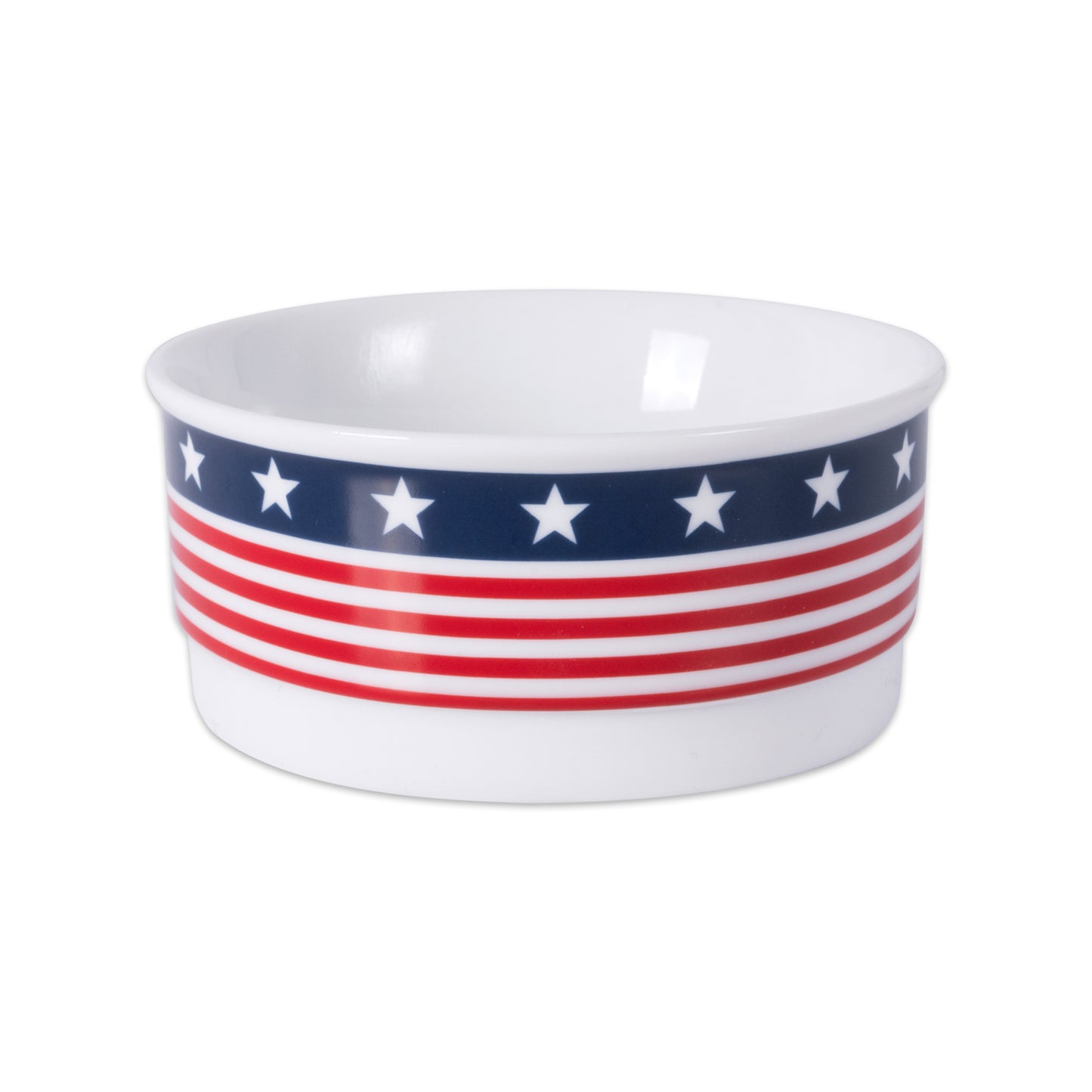 Stars & Stripes Pet Bowl Set/2, Small - 3/4 C Capacity
