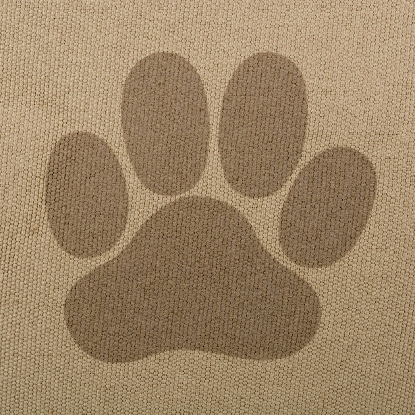 Collapsible Pet Storage Bin, Paw Print, Taupe, Small - 14x8x9"