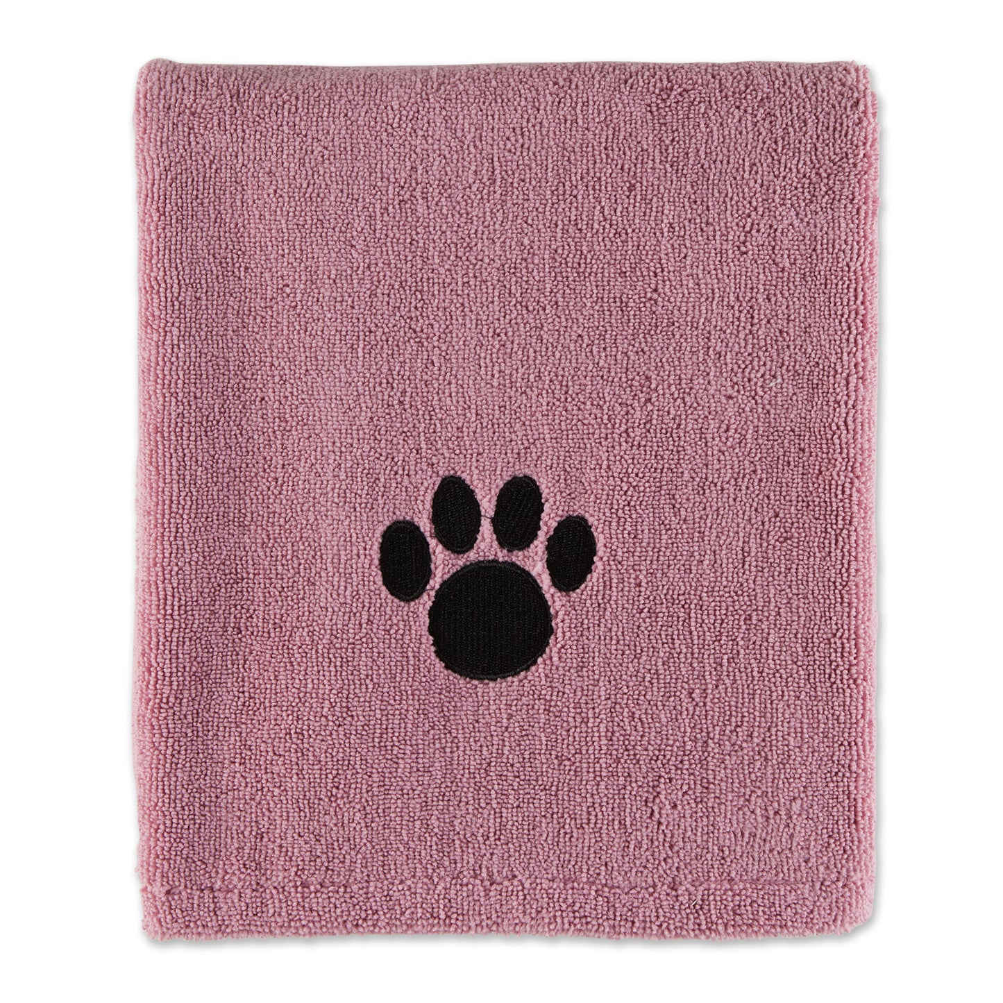 Bone Dry Large Pet Towel, Absorbent Microfiber, Rose, 41x23.5"