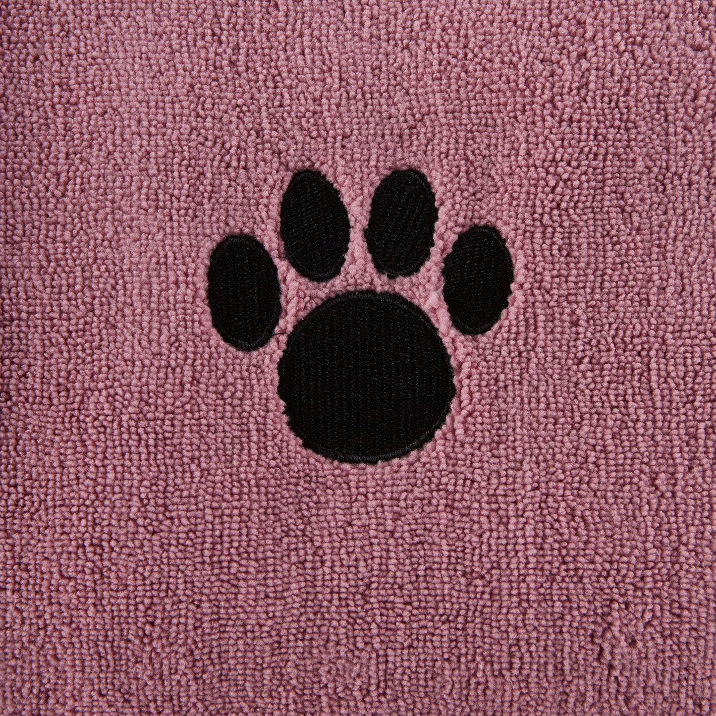 Bone Dry Large Pet Towel, Absorbent Microfiber, Rose, 41x23.5"