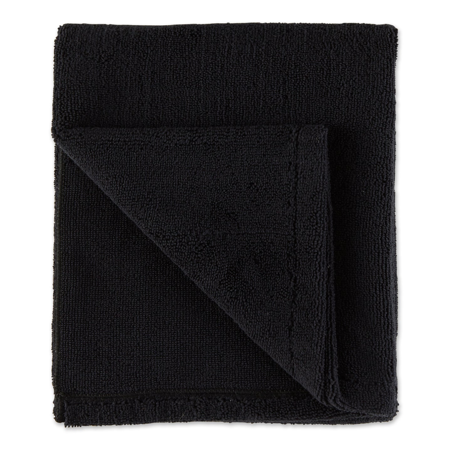 Bone Dry Large Pet Towel, Absorbent Microfiber, Black, 41x23.5"