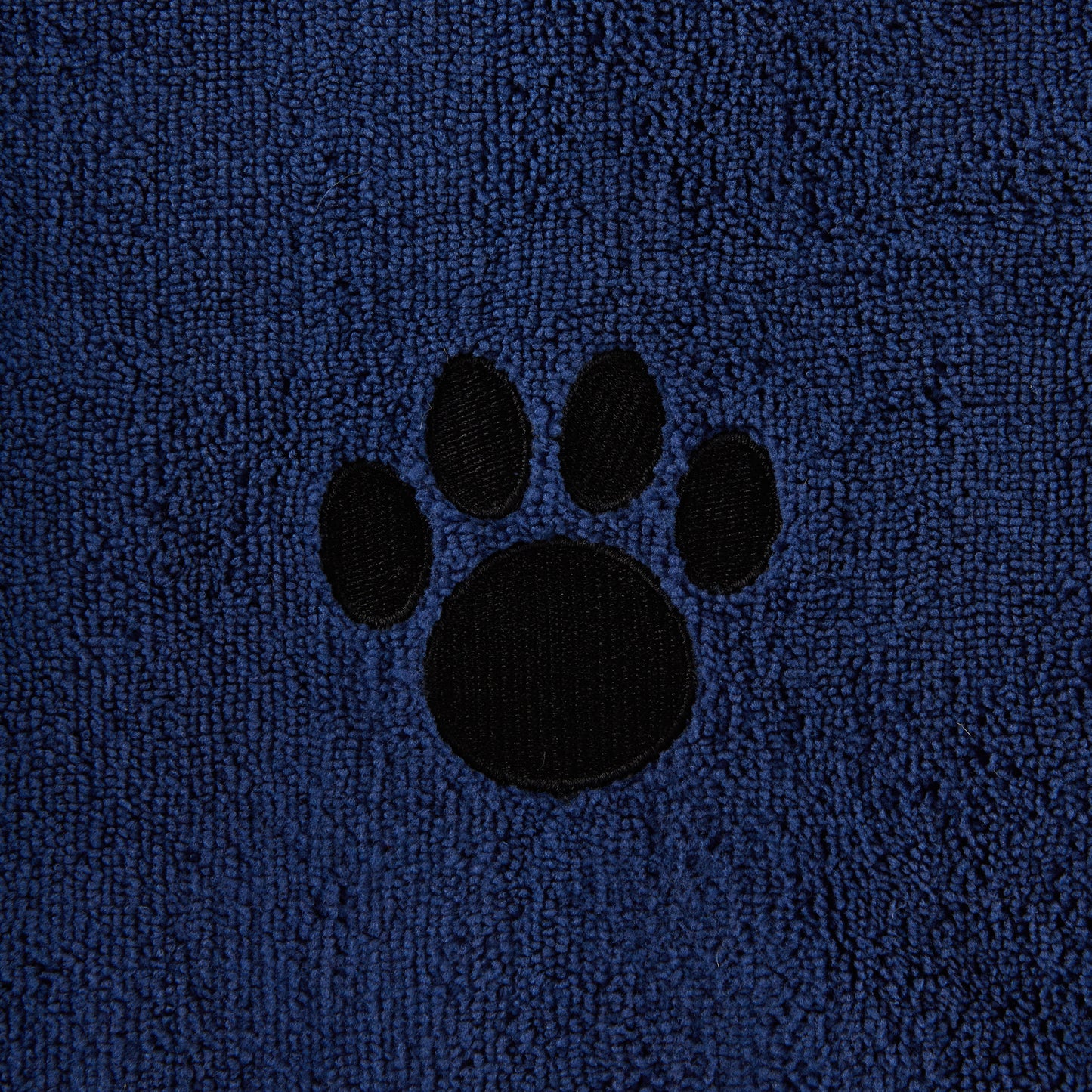 Bone Dry Large Pet Towel, Absorbent Microfiber, Navy, 41x23.5"