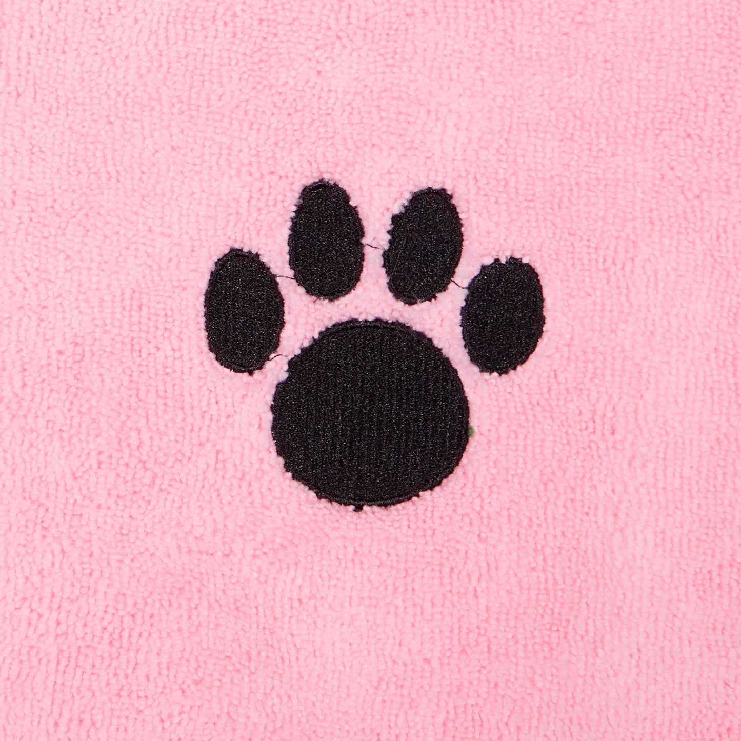 Bone Dry Large Pet Towel, Absorbent Microfiber, Pink, 41x23.5"