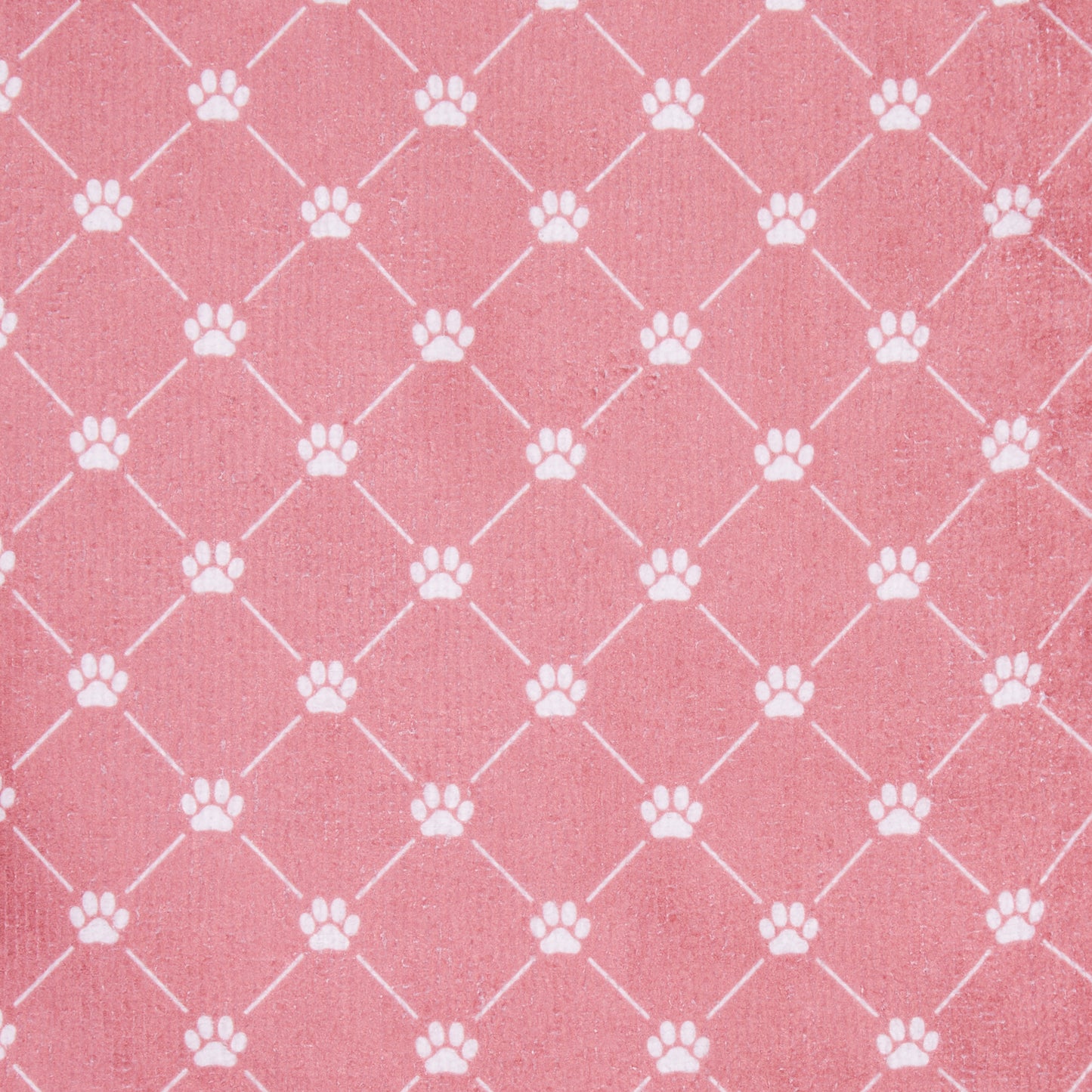 Bone Dry Small Microfiber Pet Towel - 3 Pack - Printed Trellis, Rose, 15x30"