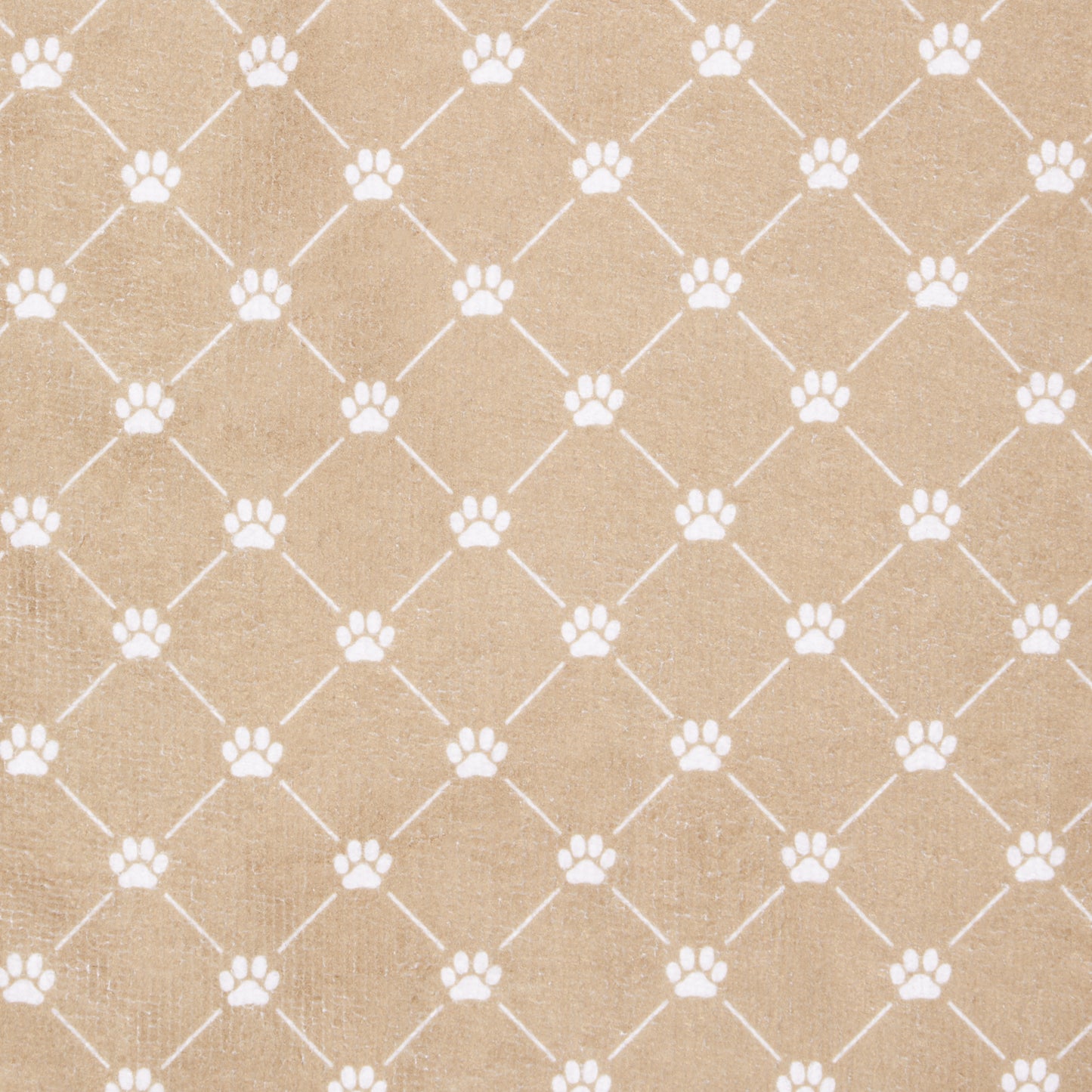 Bone Dry Large Microfiber Pet Towel - Printed Trellis, Taupe, 41x23.5"