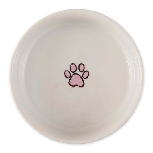 Pansy Petite Check Pet Bowl Set/2, Large 3.75 C. Capacity