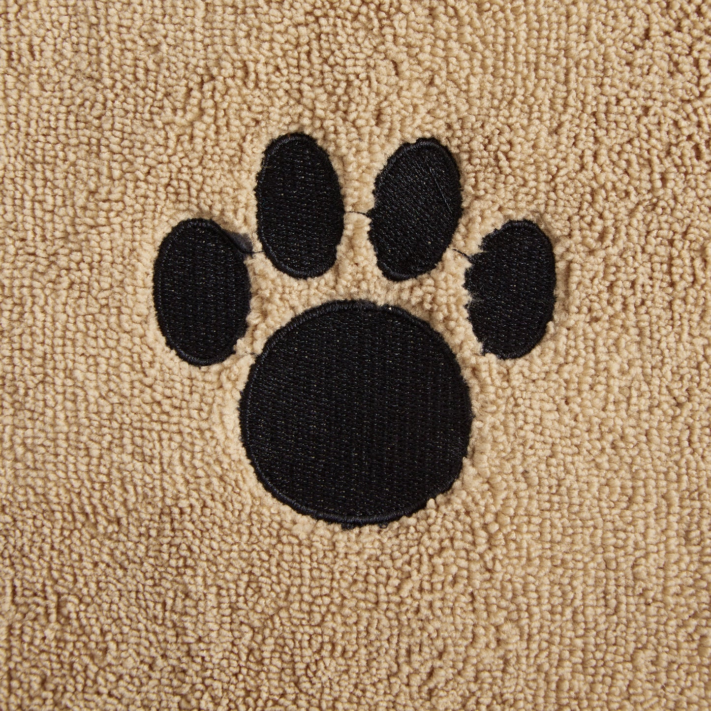 Bone Dry Large Pet Towel, Absorbent Microfiber, Taupe, 41x23.5"