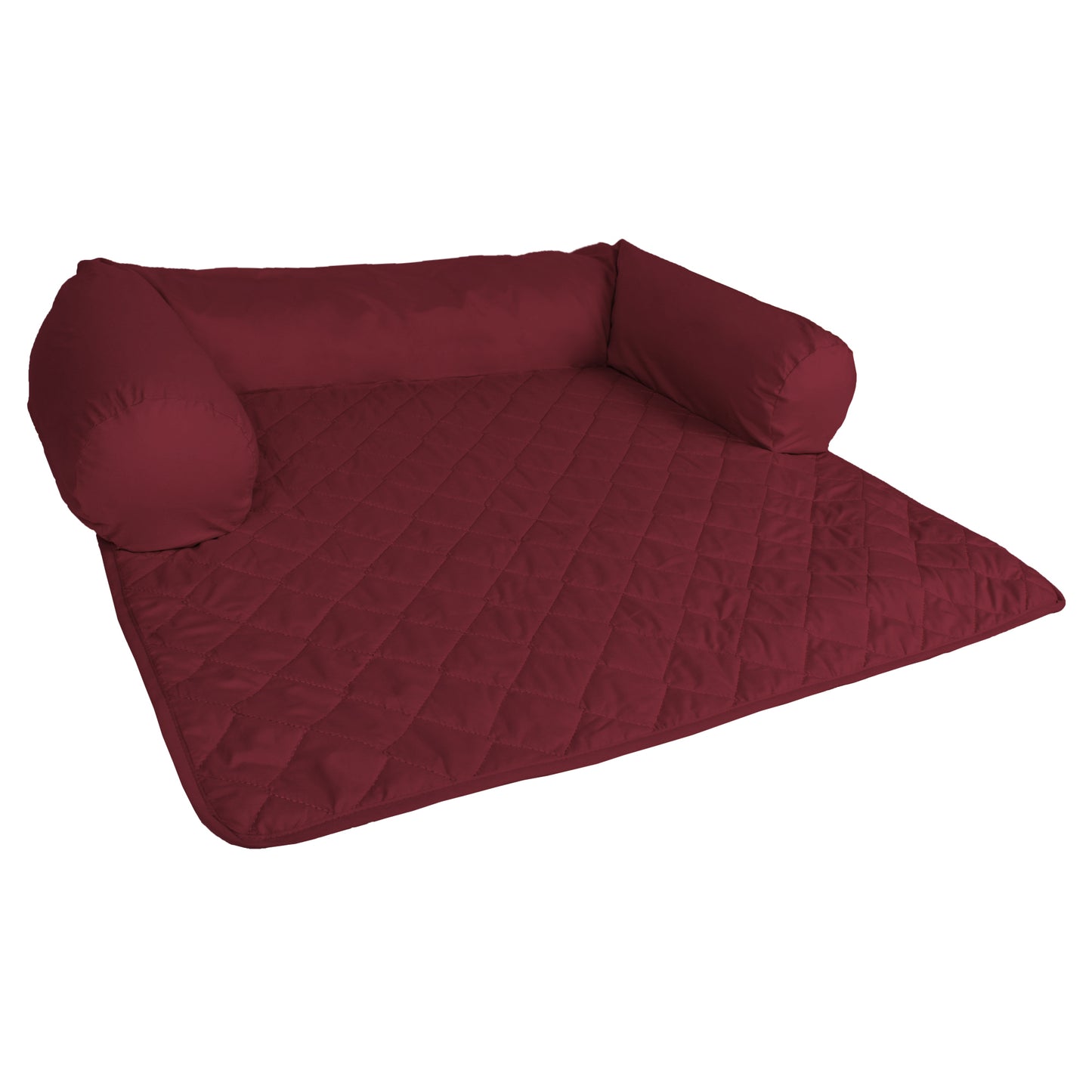 Pet Bolster Furniter Cover , Cranberry, Large - 30"x46"x6"