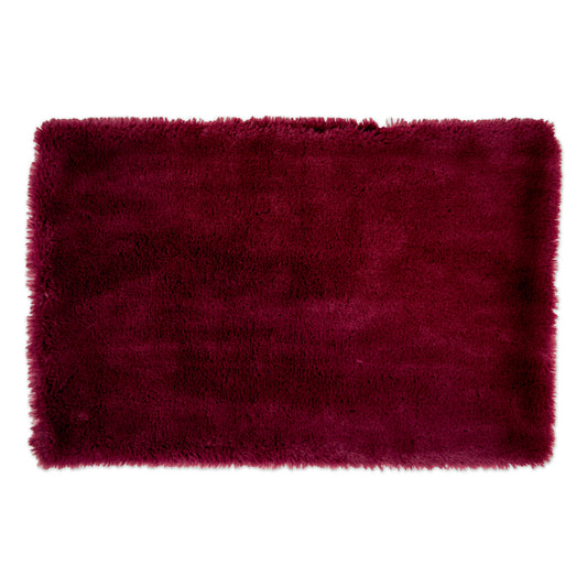 Pet Crate Liner, Faux Fur, Cranberry, XXX-Large - 29x48"