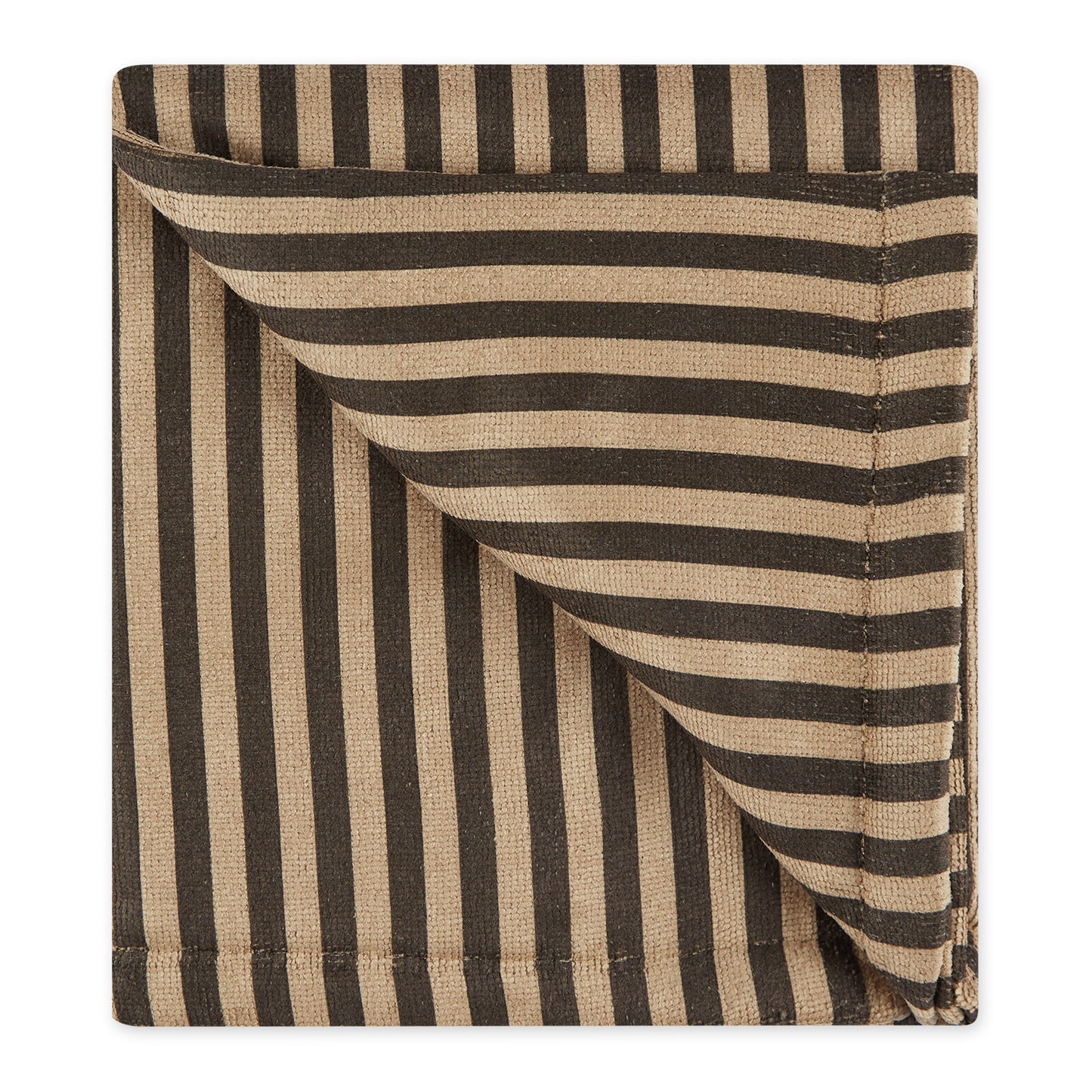 Bone Dry Stripe Pet Towel, Absorbent Microfiber, Brown, Large - 41x23.5"