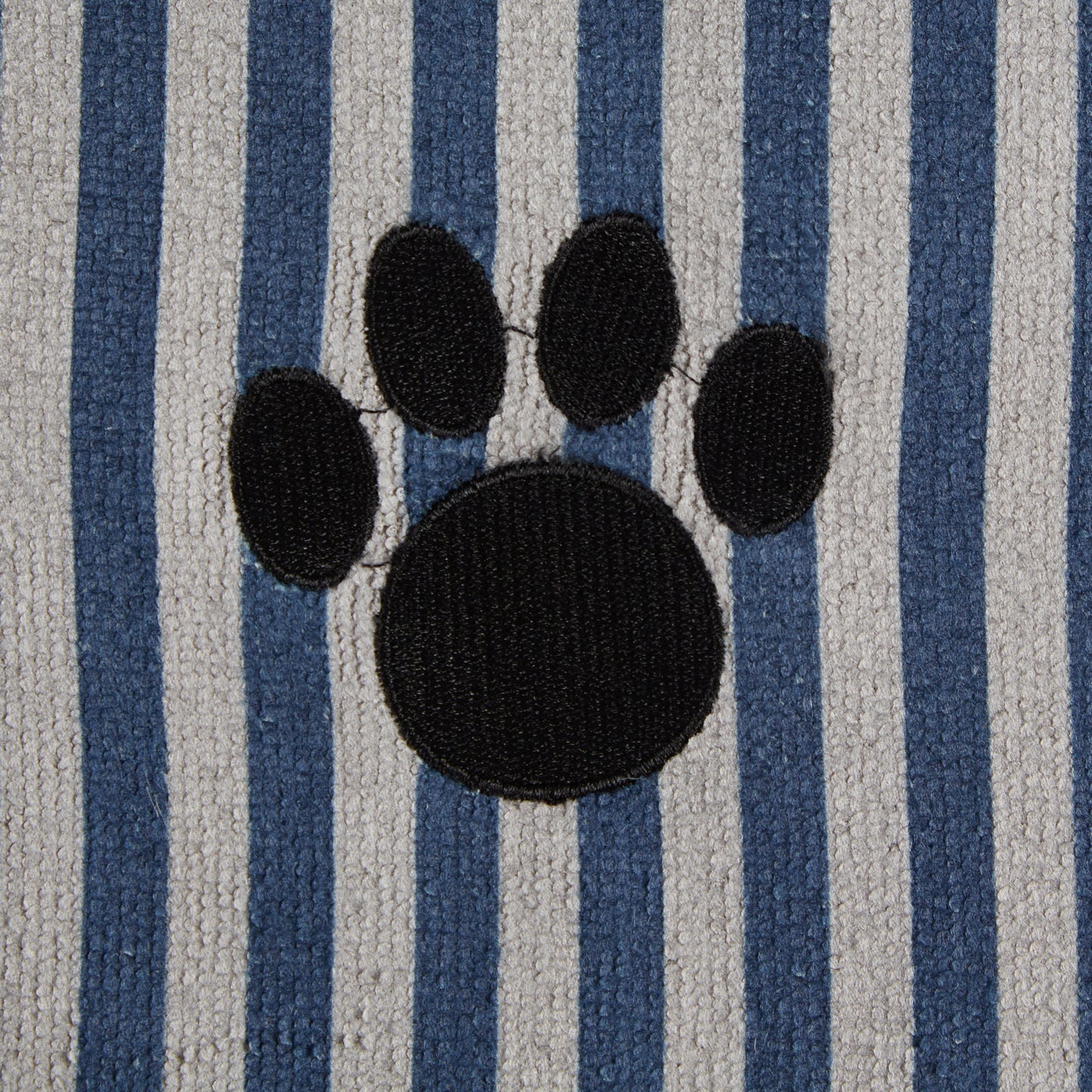 Bone Dry Stripe Pet Towel, Absorbent Microfiber, Navy, Large - 41x23.5"