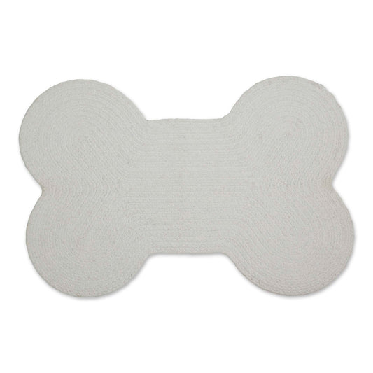 Stone Eat Play Love Bone Shaped Pet Mat 16X24