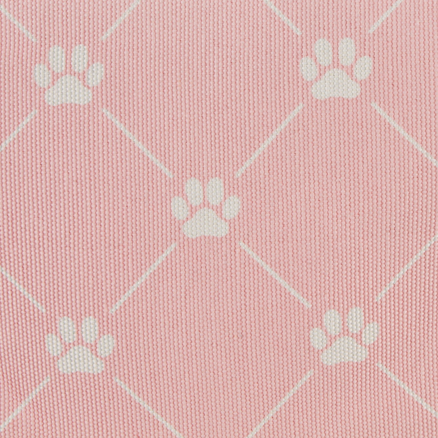 Bone Dry Collapsible Pet Storage Bin, Trellis Paw Print, Pink, Small - 14x8x9"