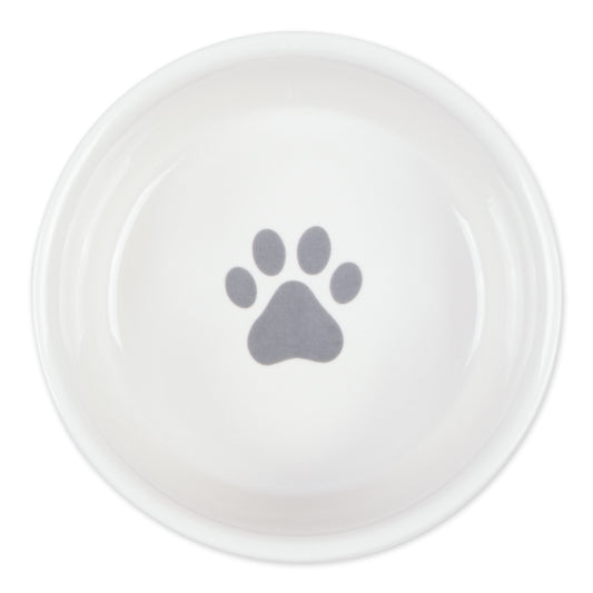 Gray Dog Show Pet Bowl Set of 2, Small - 3/4 C Capacity