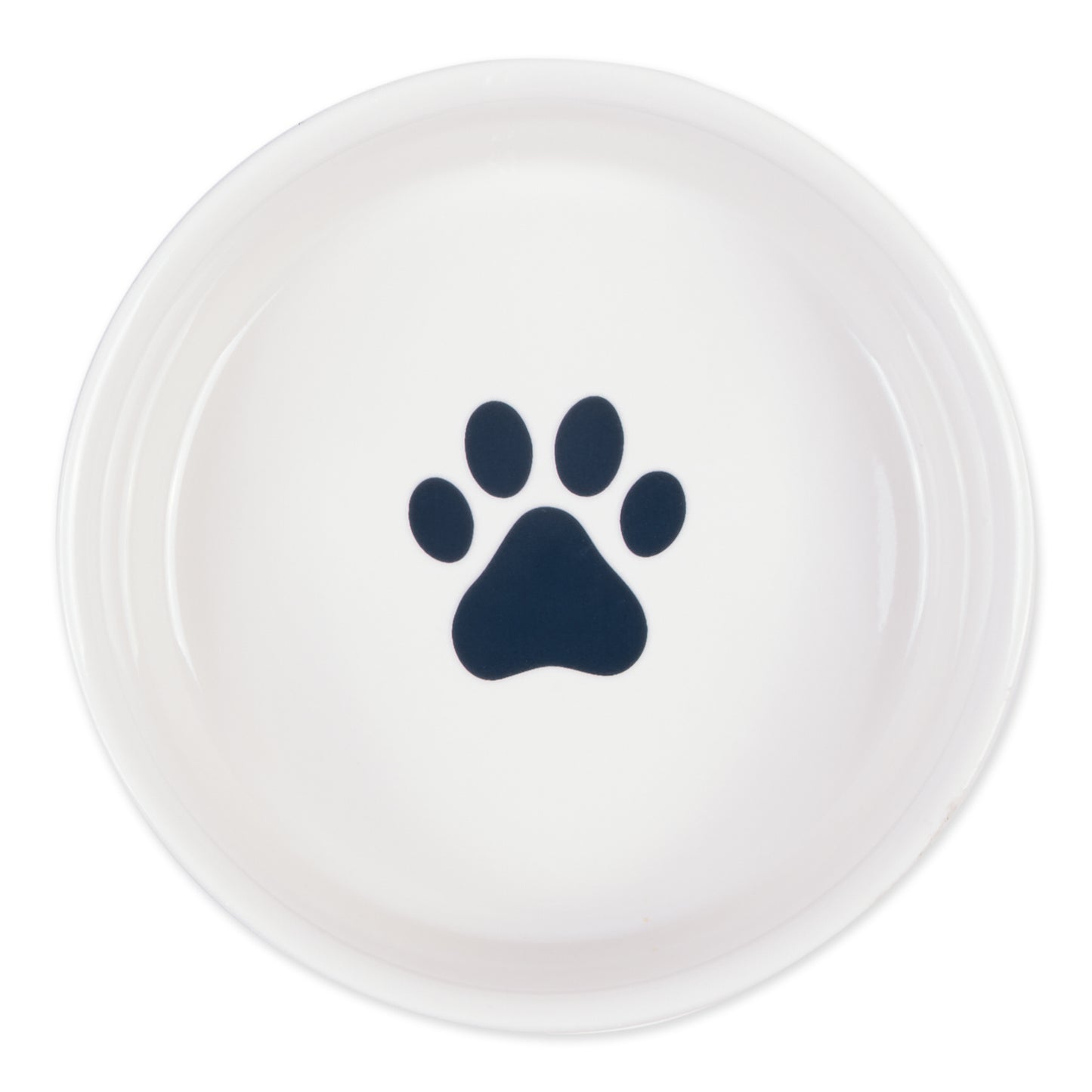 Navy Cat's Meow Pet Bowl Set/2, Medium - 1.75 C. Capacity