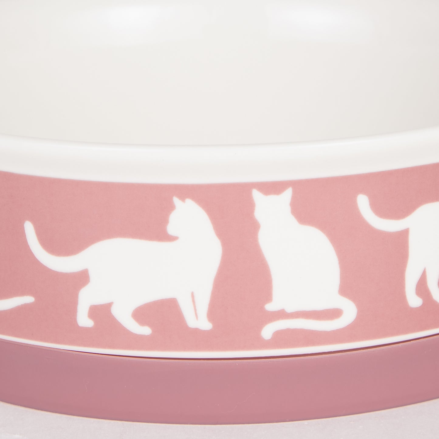 Rose Cat's Meow Pet Bowl Set/2, Small - 3/4 C Capacity