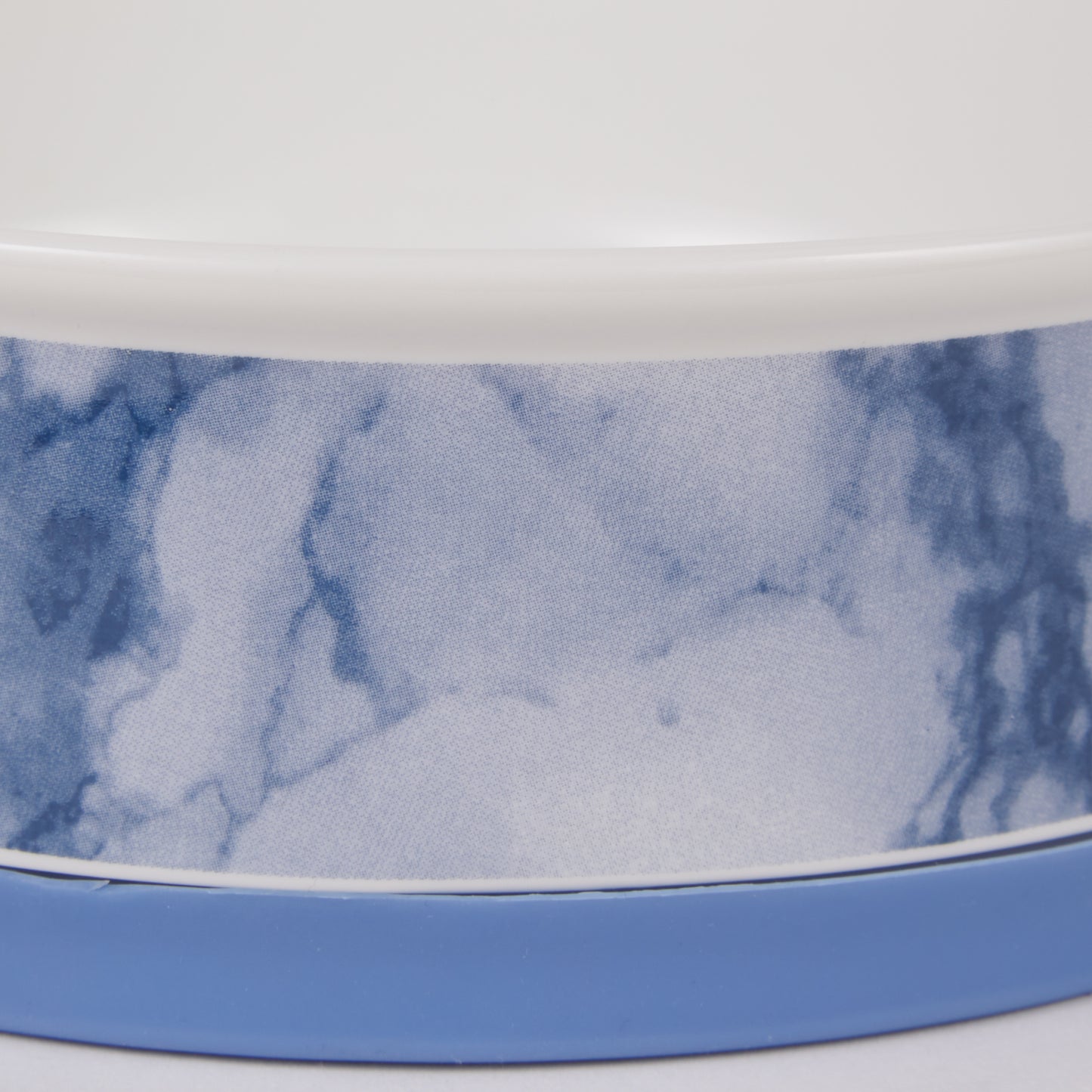 Blue Marble Pet Bowl Set/2, Large 3.75 C. Capacity