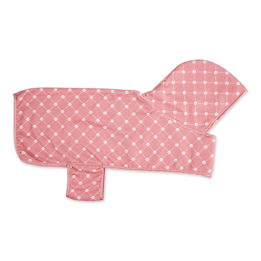 Rose Printed Trellis Paw Medium Pet Robe