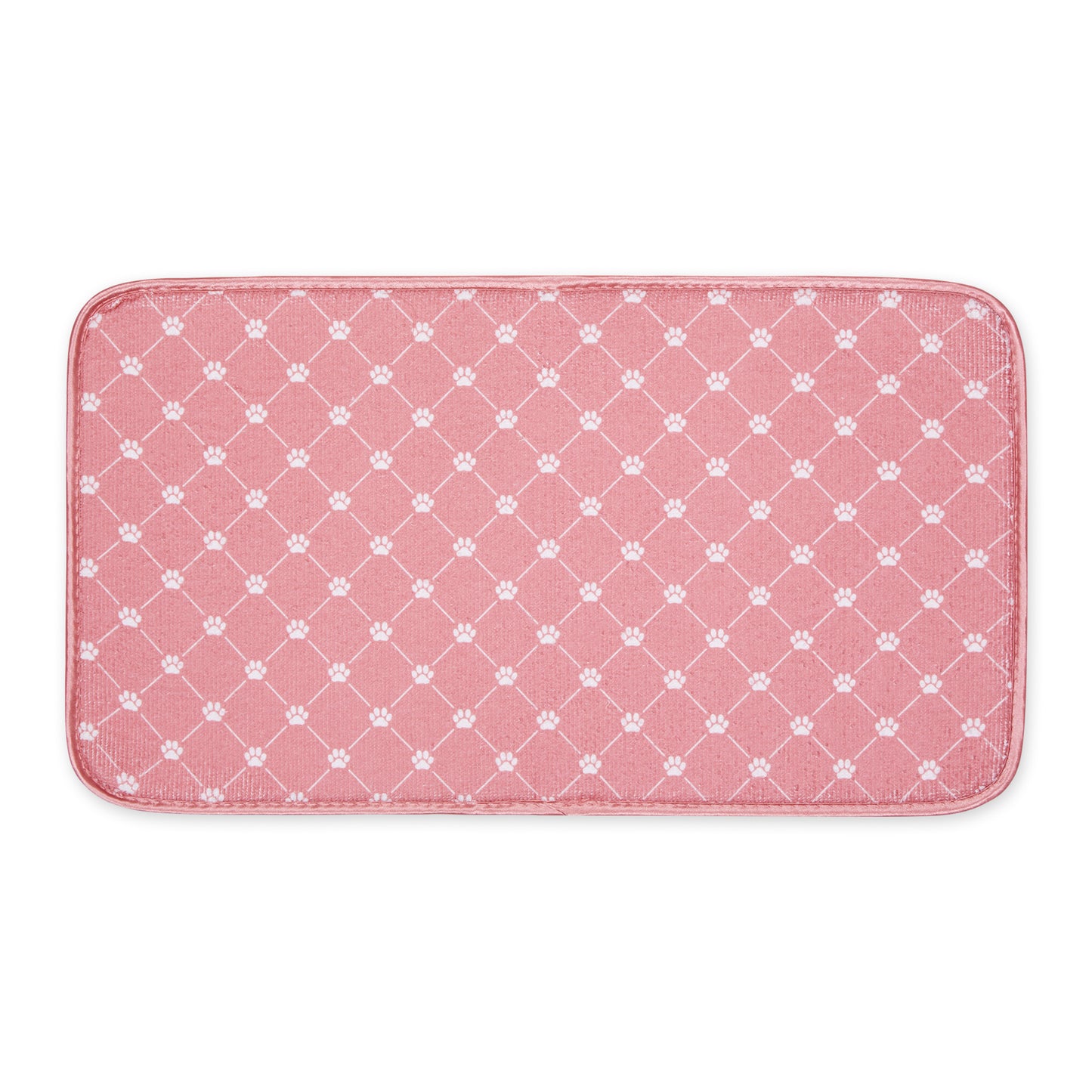 Rose Printed Trellis Paw Pet Mat Small