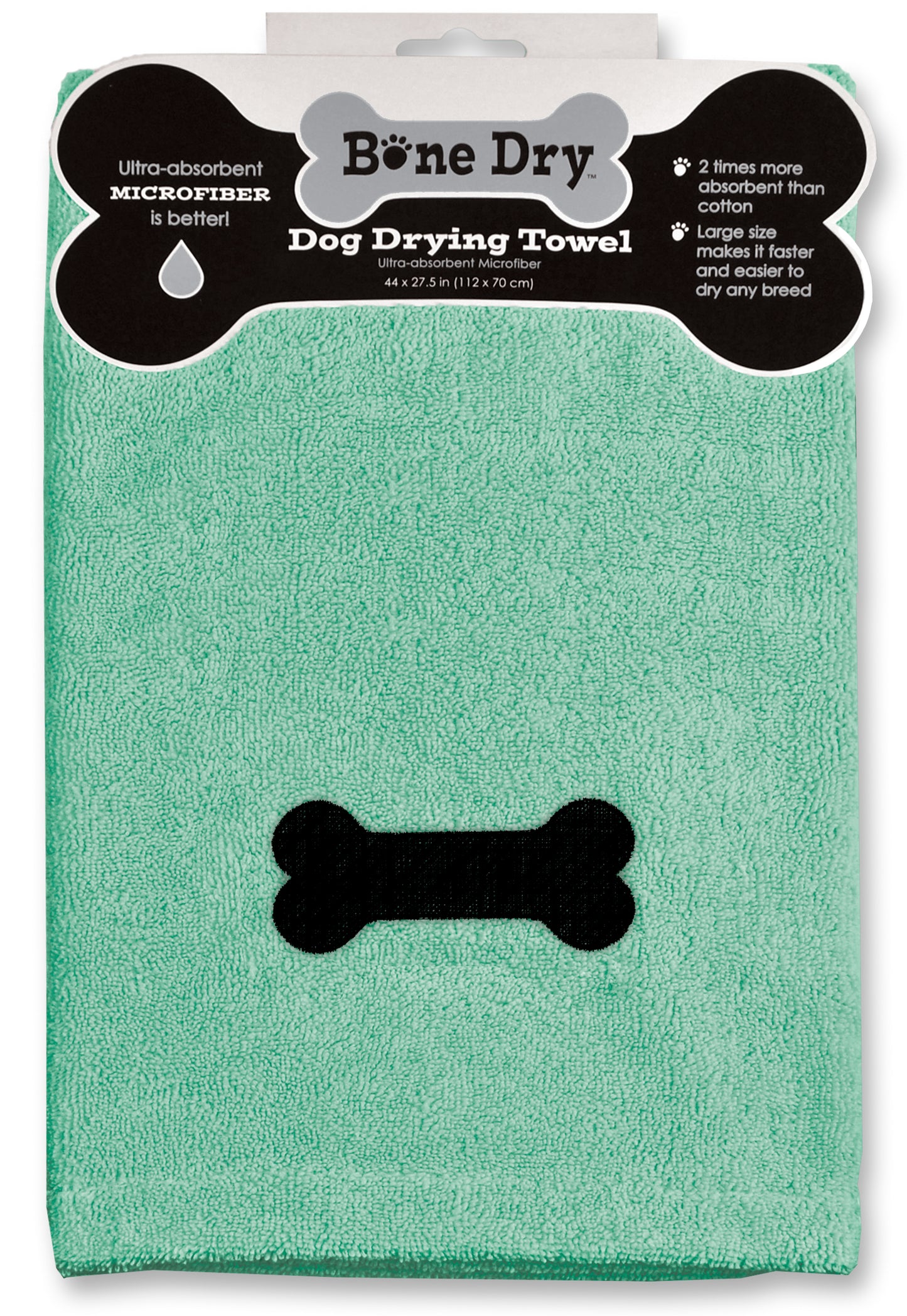Aqua Emb Bone Microfiber Drying Towel